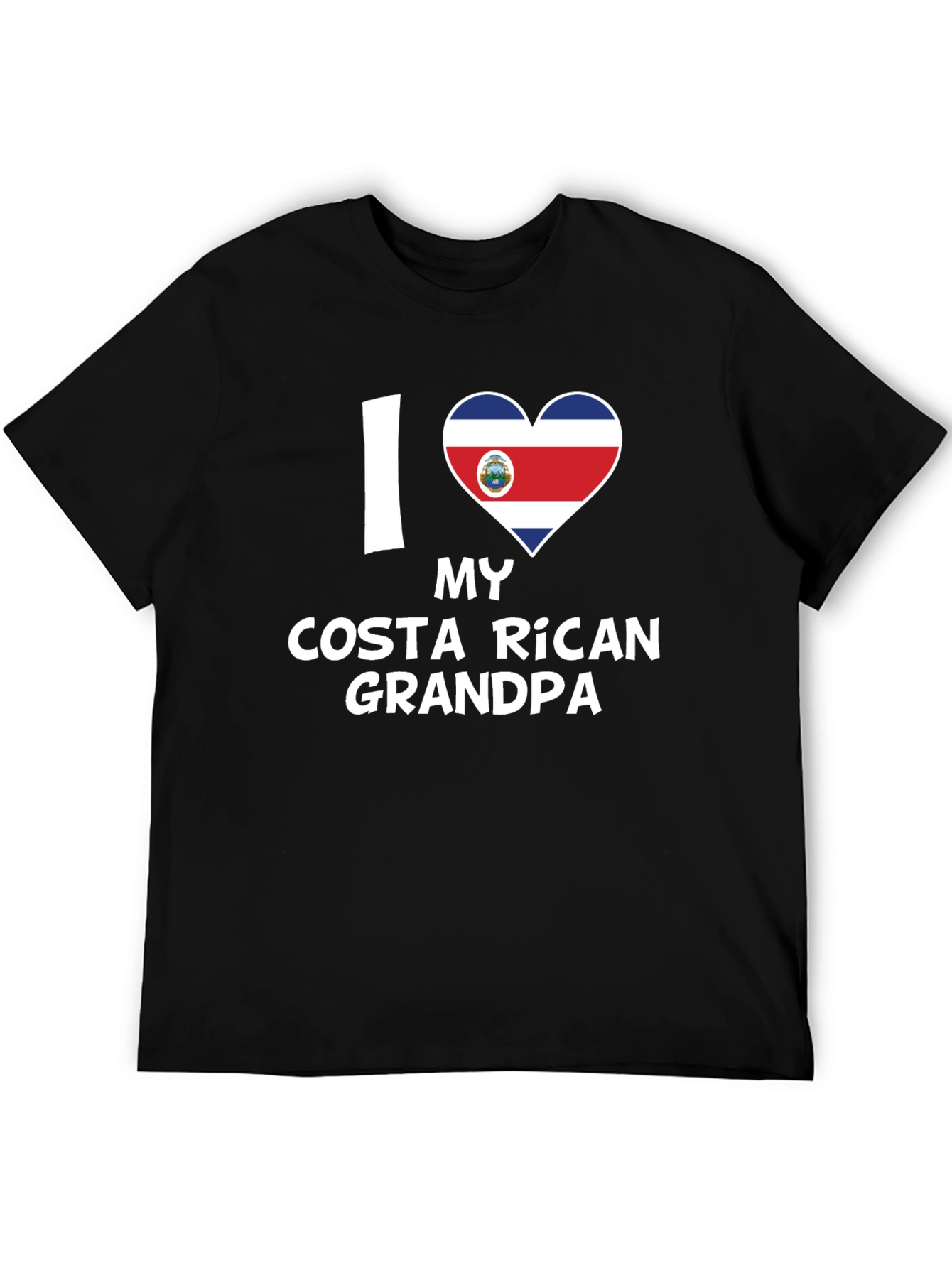 I Love My Costa Rican Grandpa T-Shirt