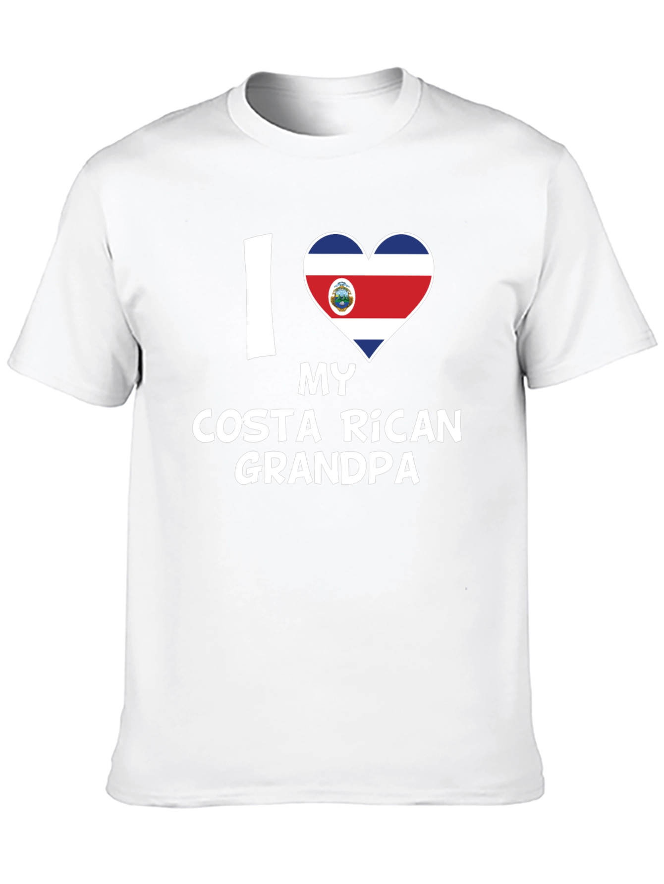 I Love My Costa Rican Grandpa T-Shirt