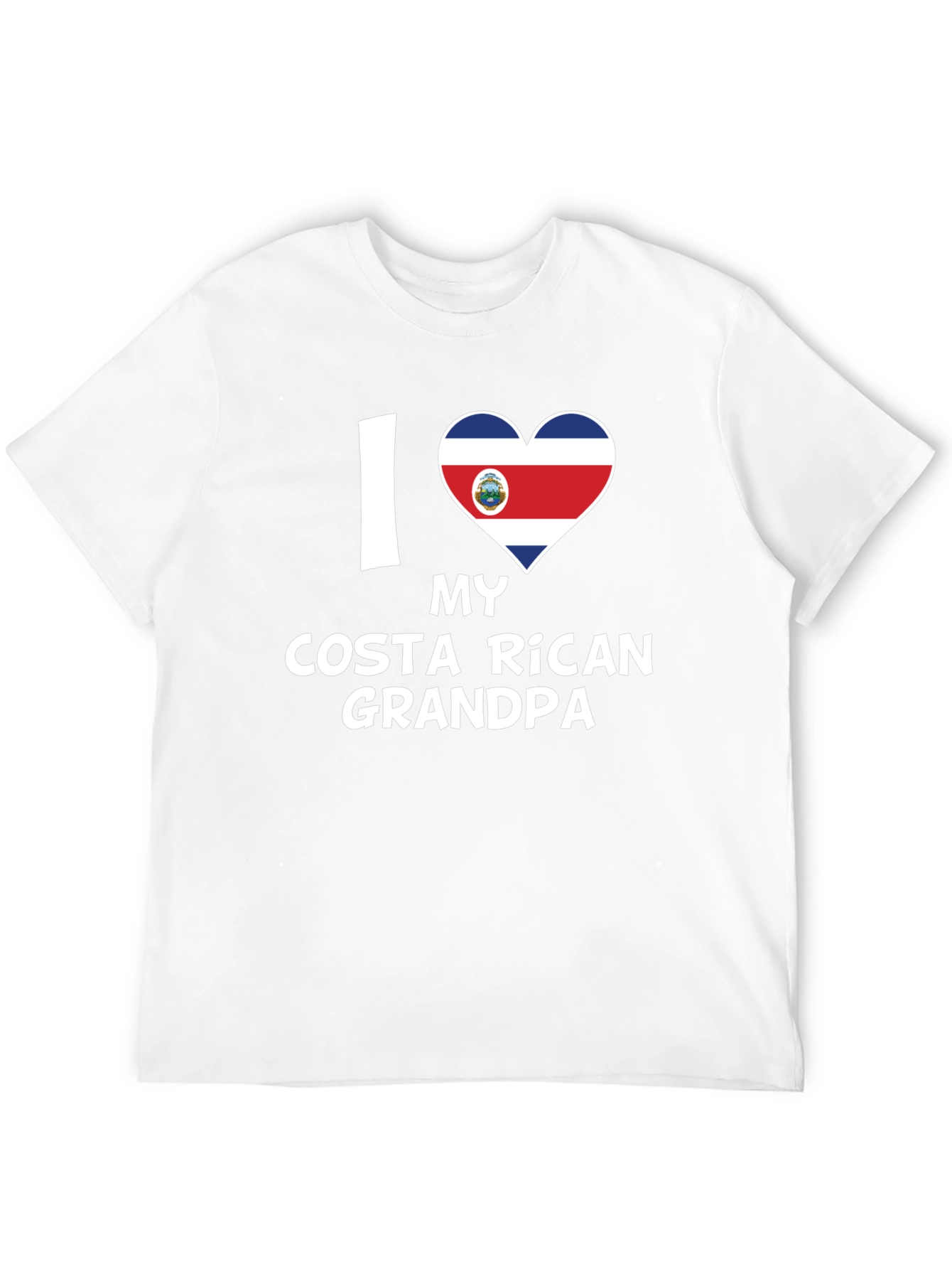 I Love My Costa Rican Grandpa T-Shirt