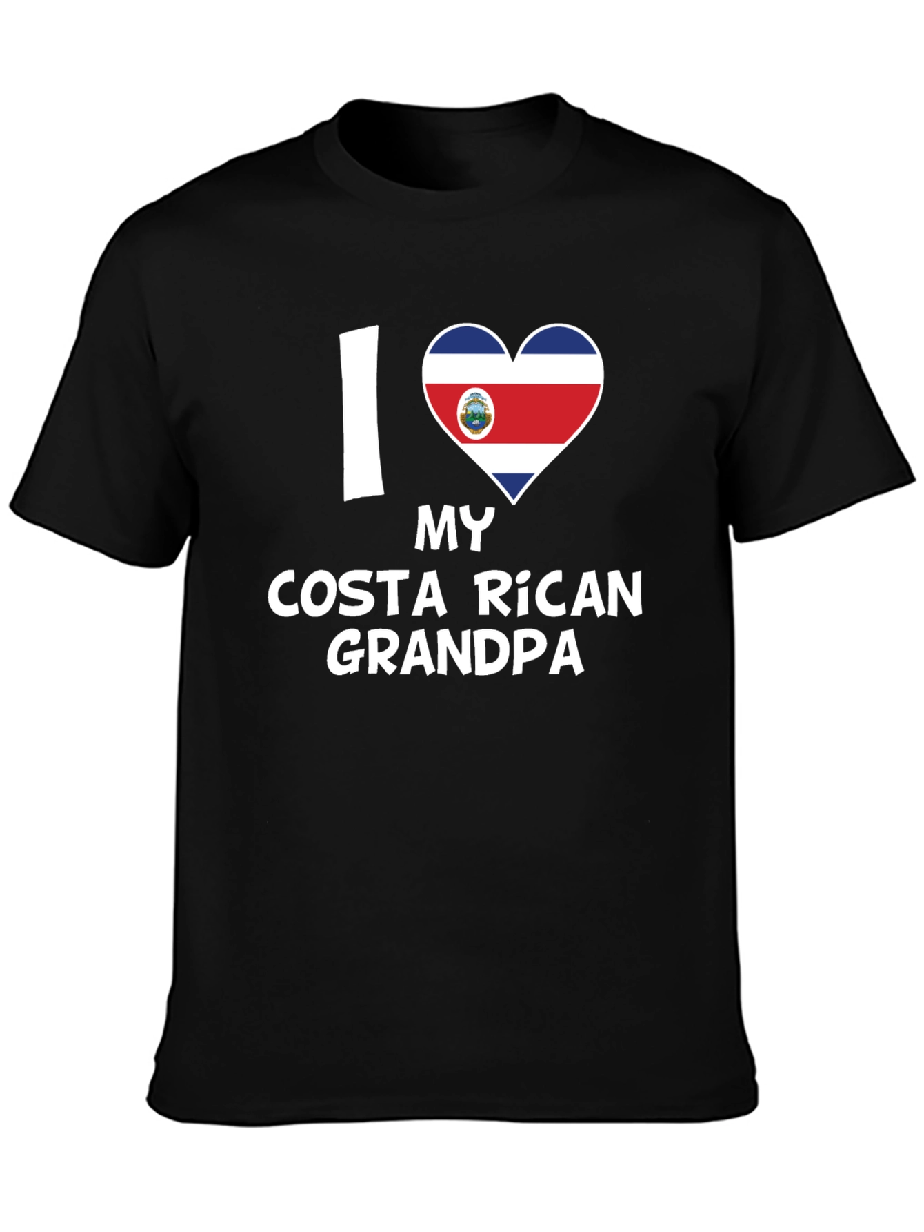 I Love My Costa Rican Grandpa T-Shirt