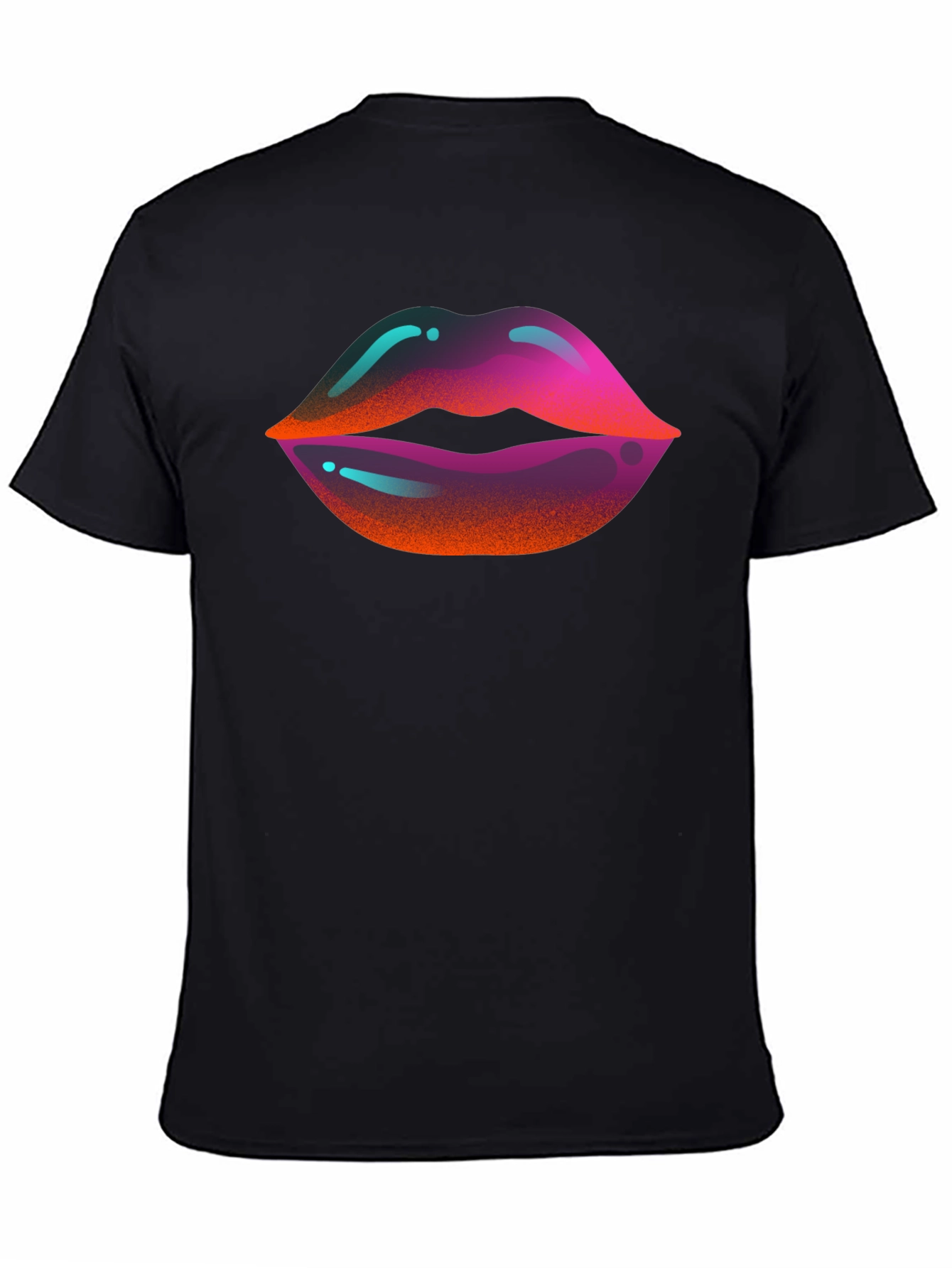 Vaporwave Lips Graphic T-Shirt