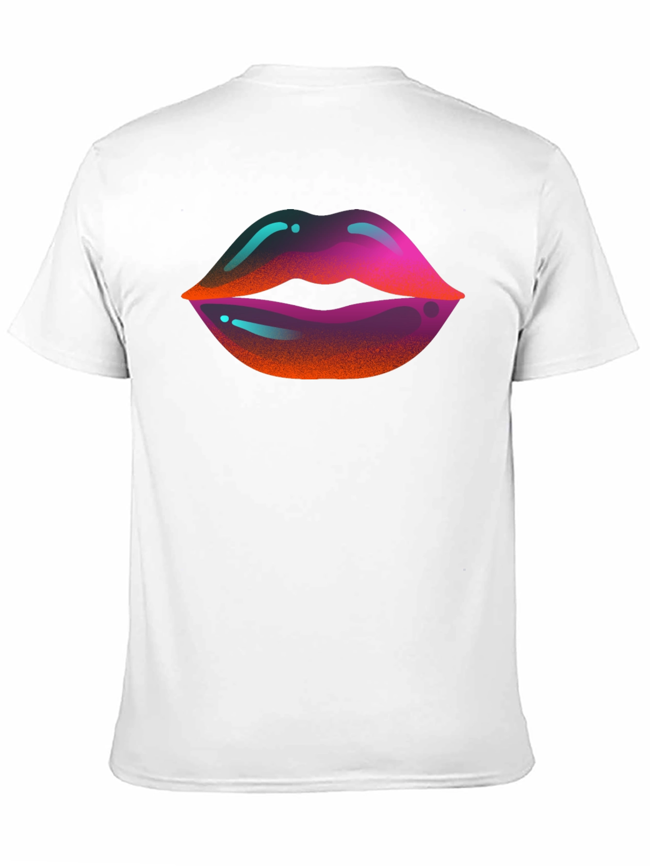 Vaporwave Lips Graphic T-Shirt