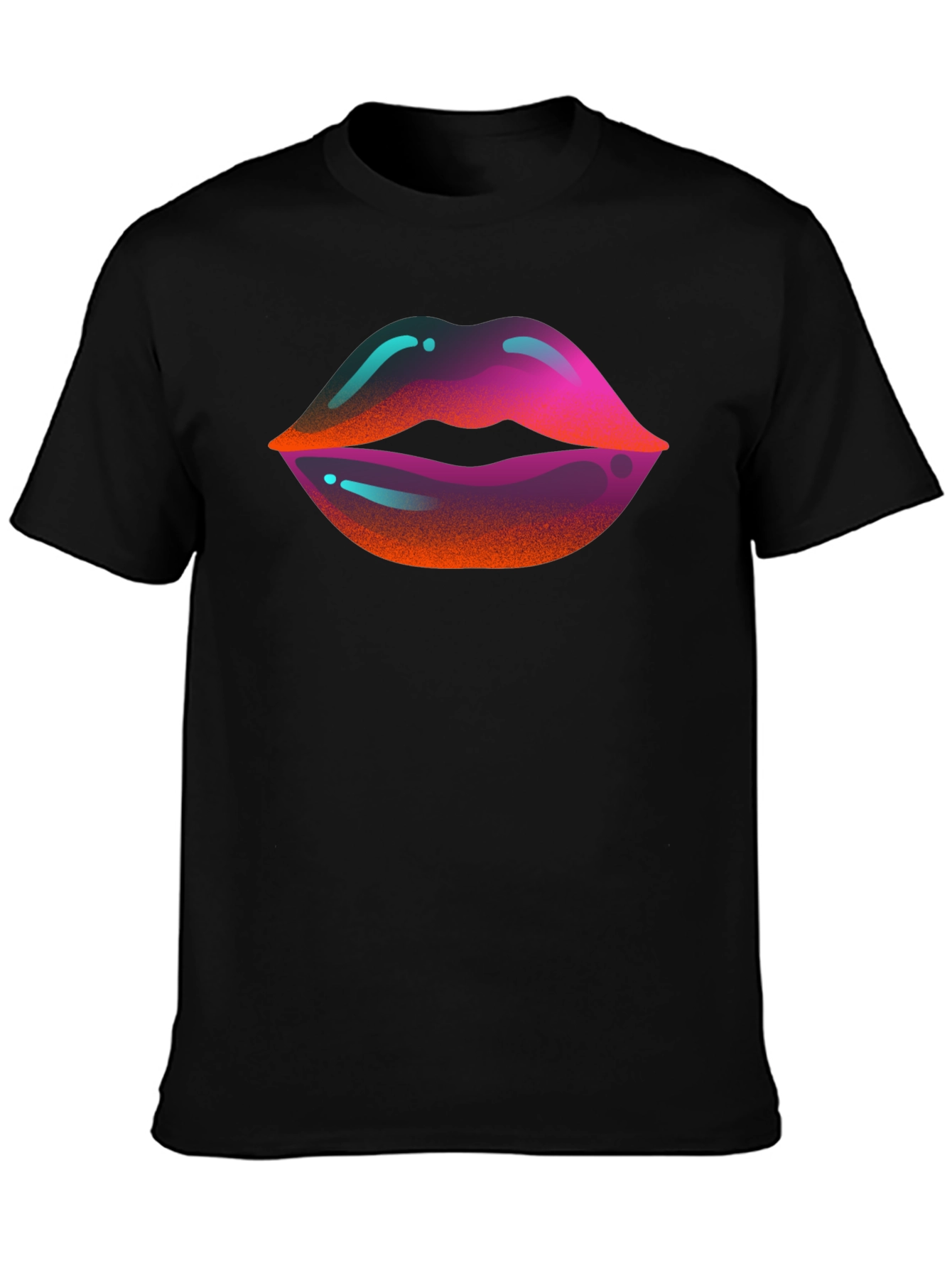 Vaporwave Lips Graphic T-Shirt