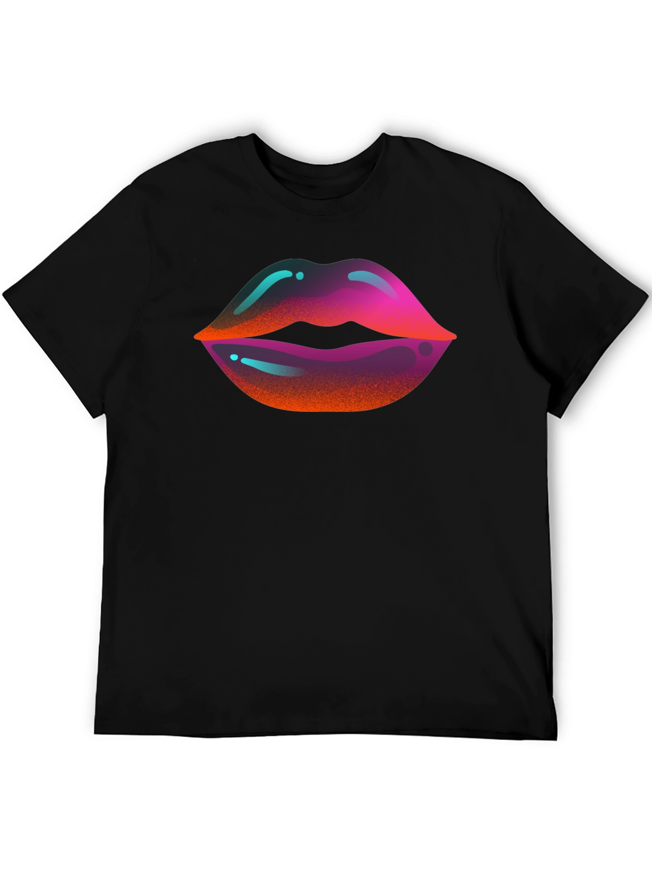Vaporwave Lips Graphic T-Shirt