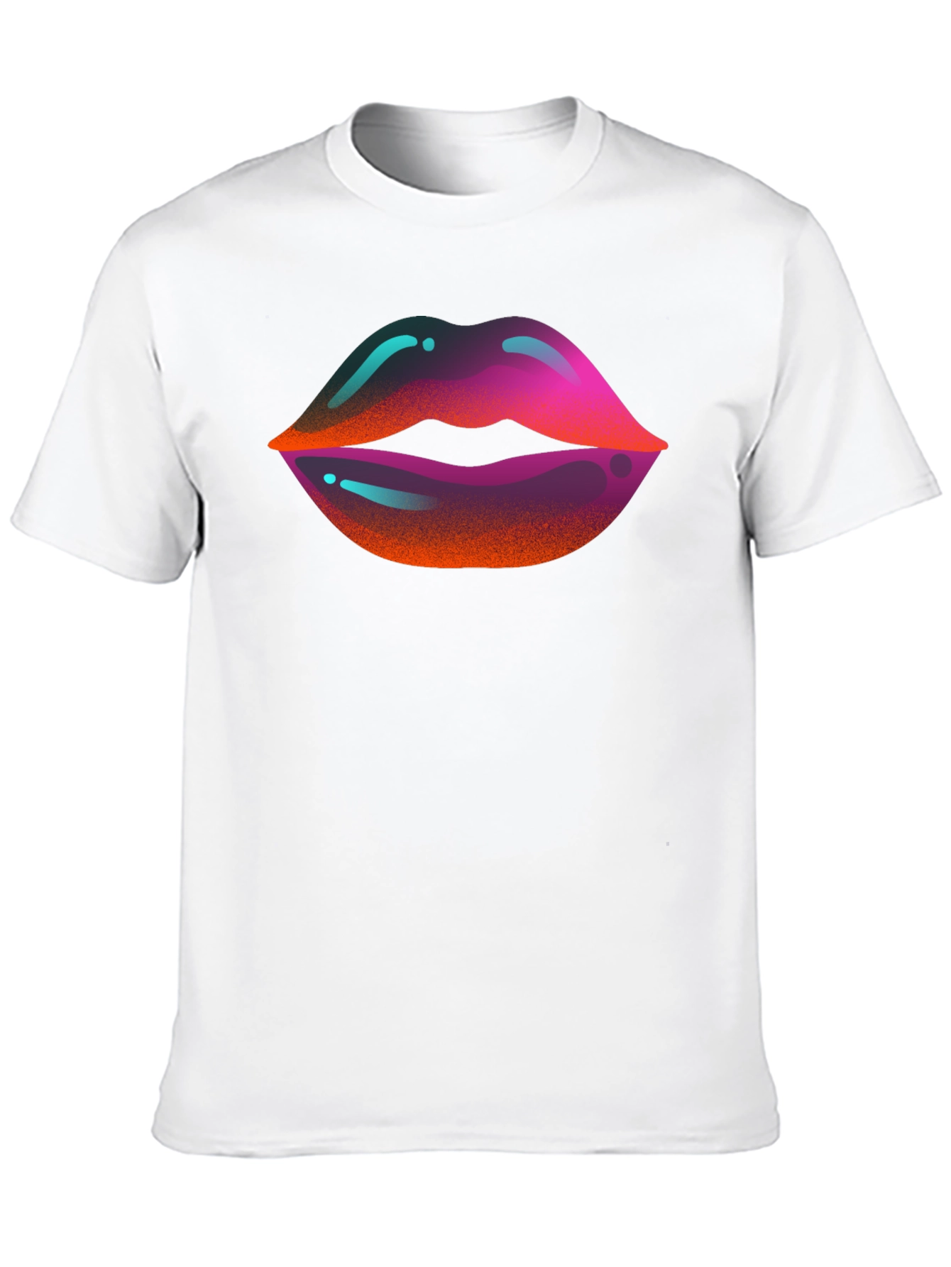 Vaporwave Lips Graphic T-Shirt