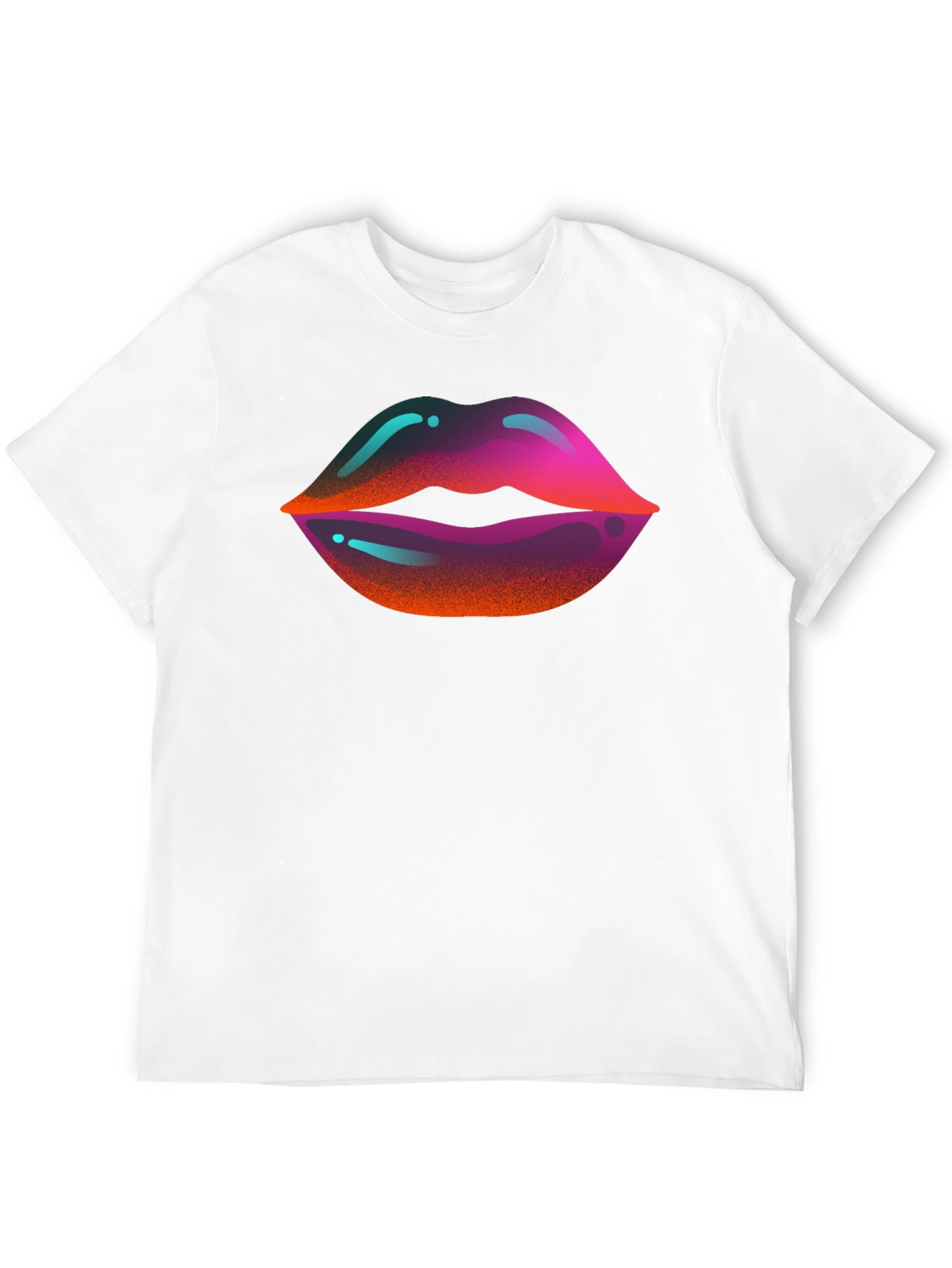 Vaporwave Lips Graphic T-Shirt