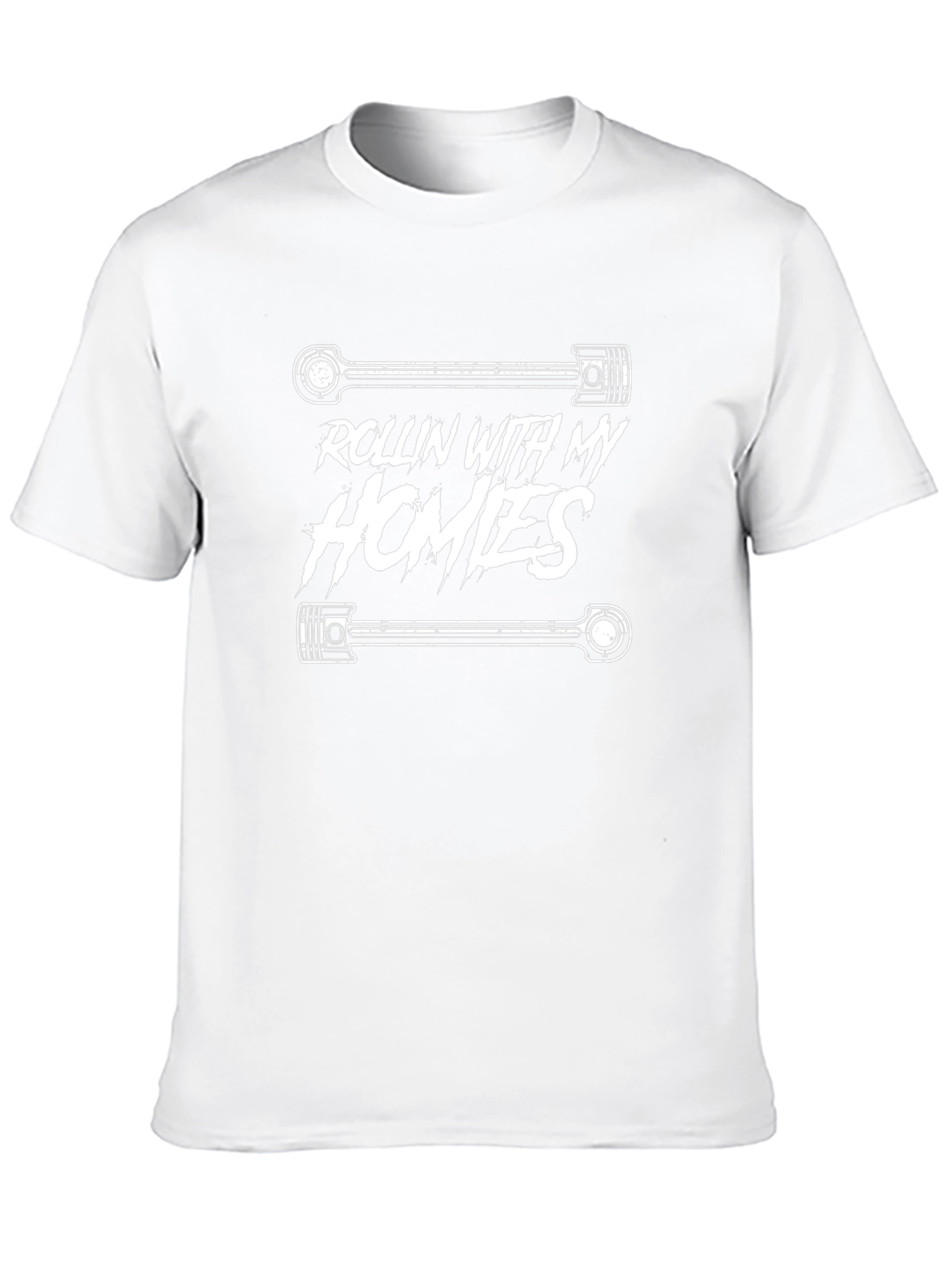 Rollin With My Homies Black Graphic Tee