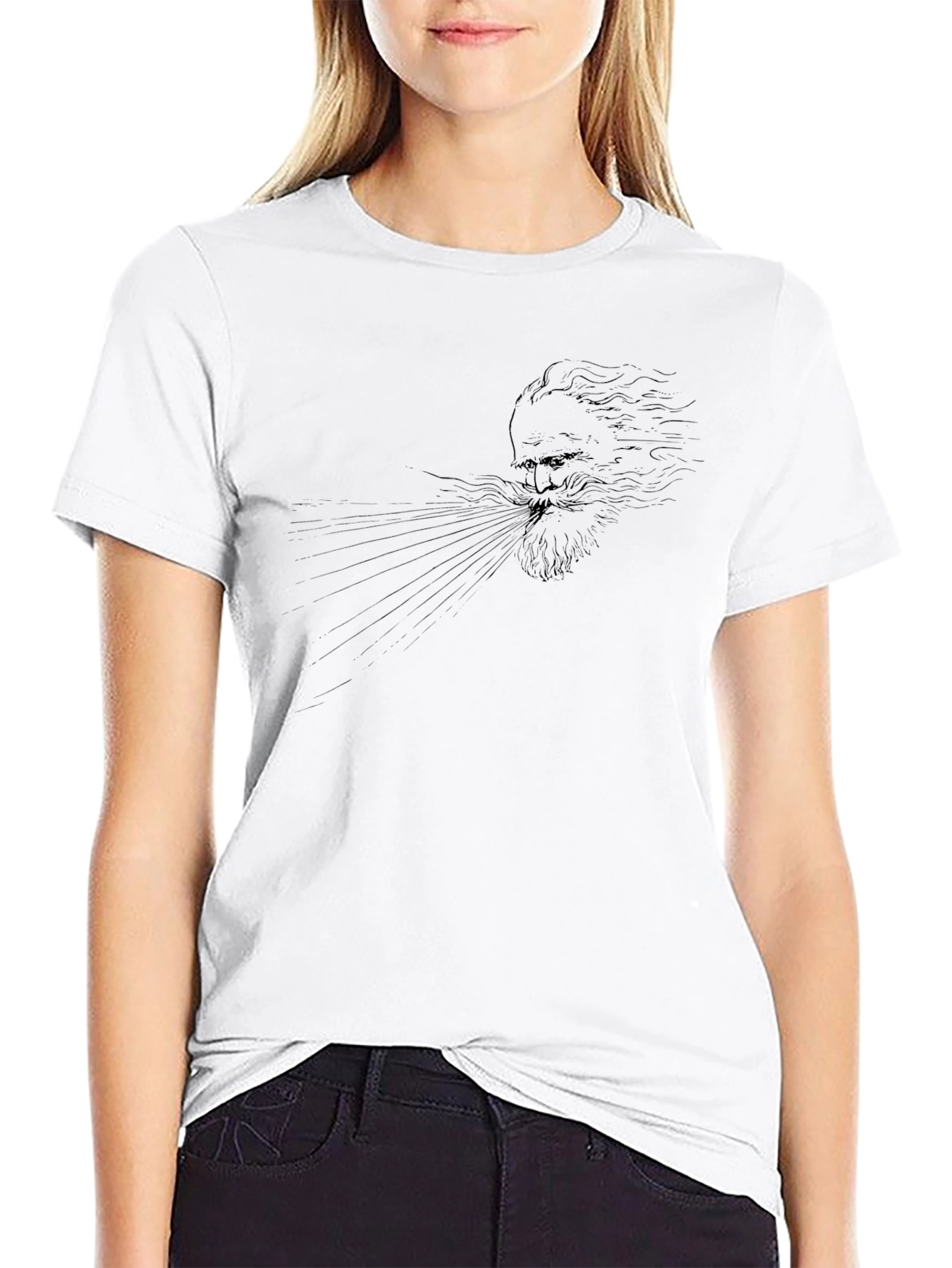 Mystic Wind Mens Black Graphic Tee