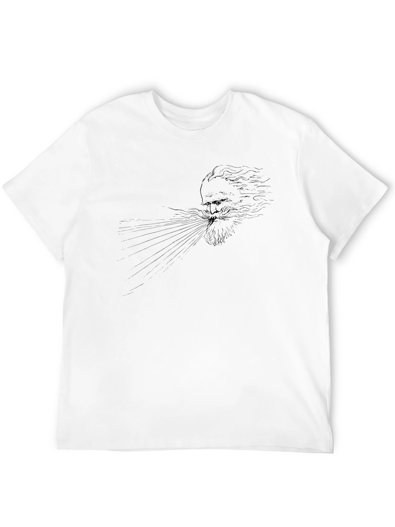 Mystic Wind Mens Black Graphic Tee