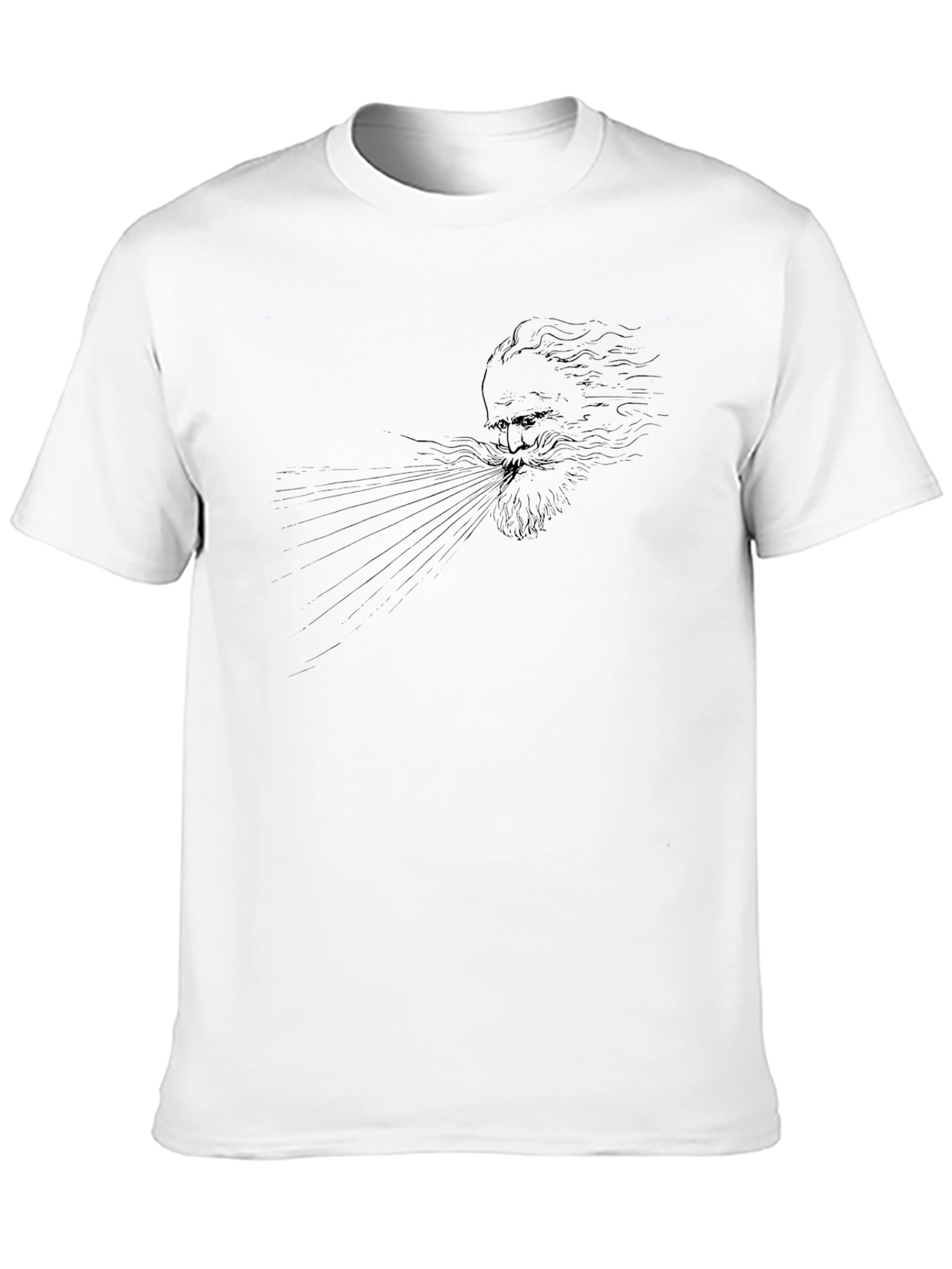 Mystic Wind Mens Black Graphic Tee