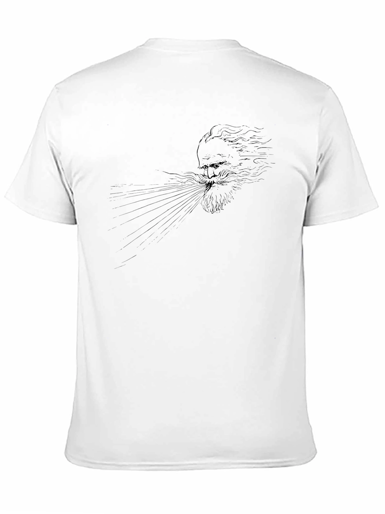 Mystic Wind Mens Black Graphic Tee