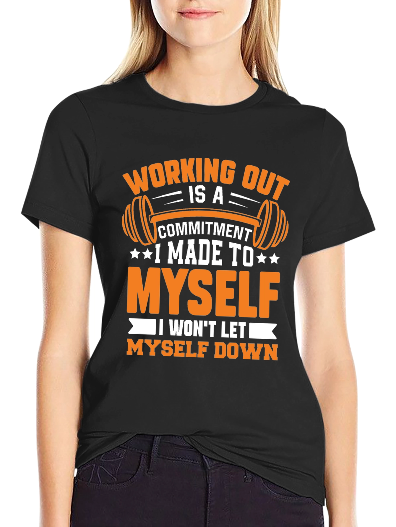 Workout Commitment Graphic T-Shirt