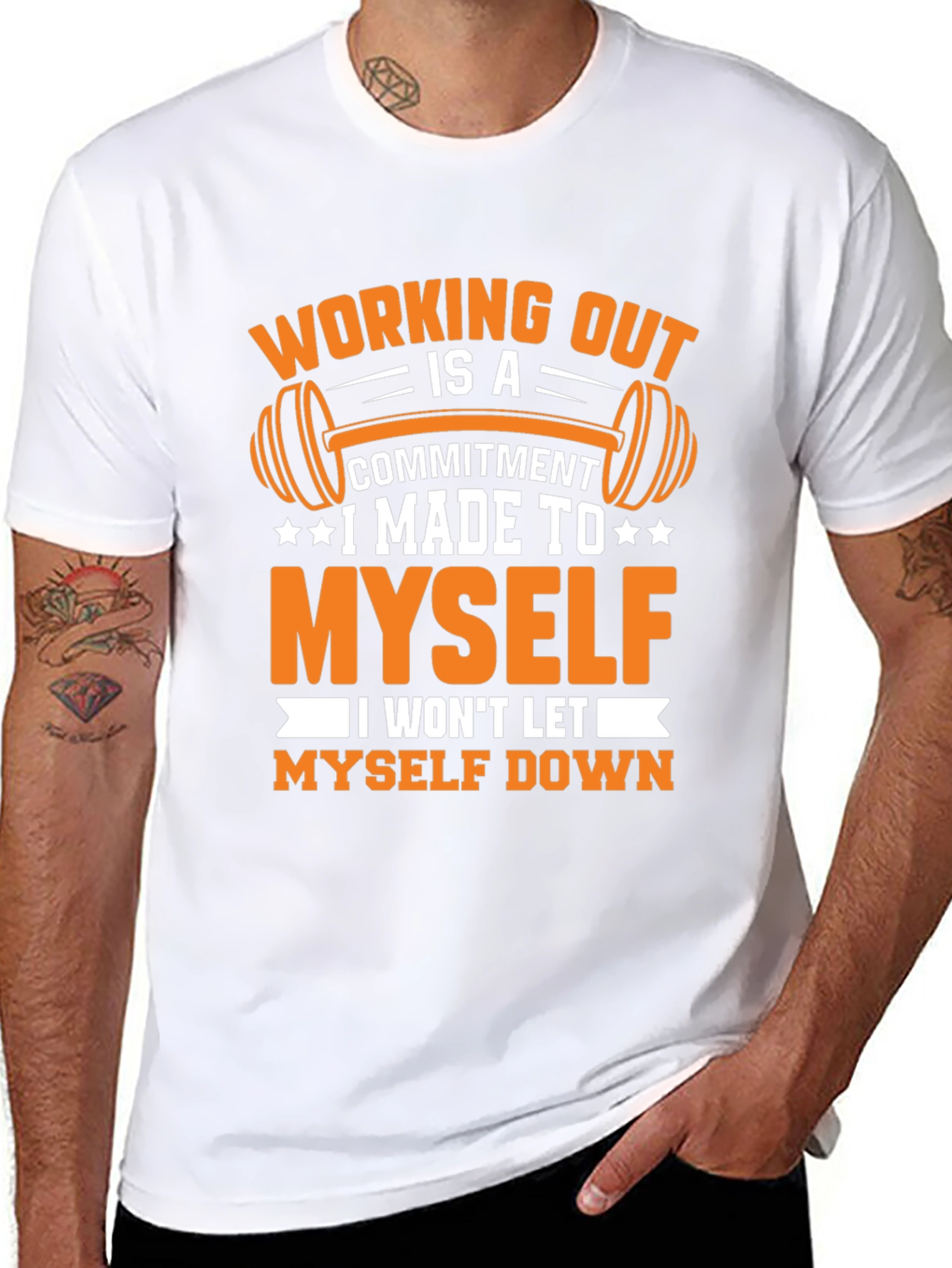 Workout Commitment Graphic T-Shirt