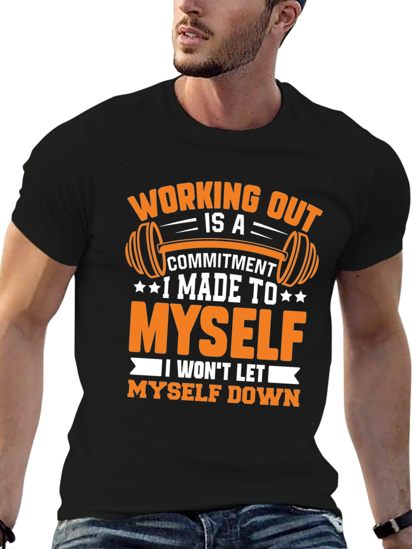 Workout Commitment Graphic T-Shirt
