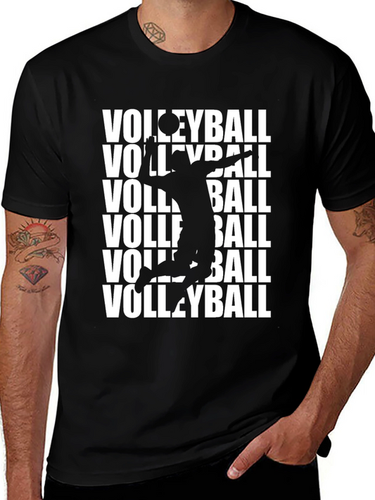 Volleyball Player Graphic Print T-Shirt
