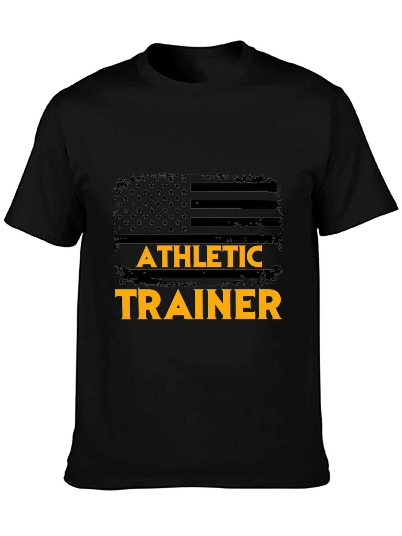 Athletic Trainer US Flag Graphic T-Shirt