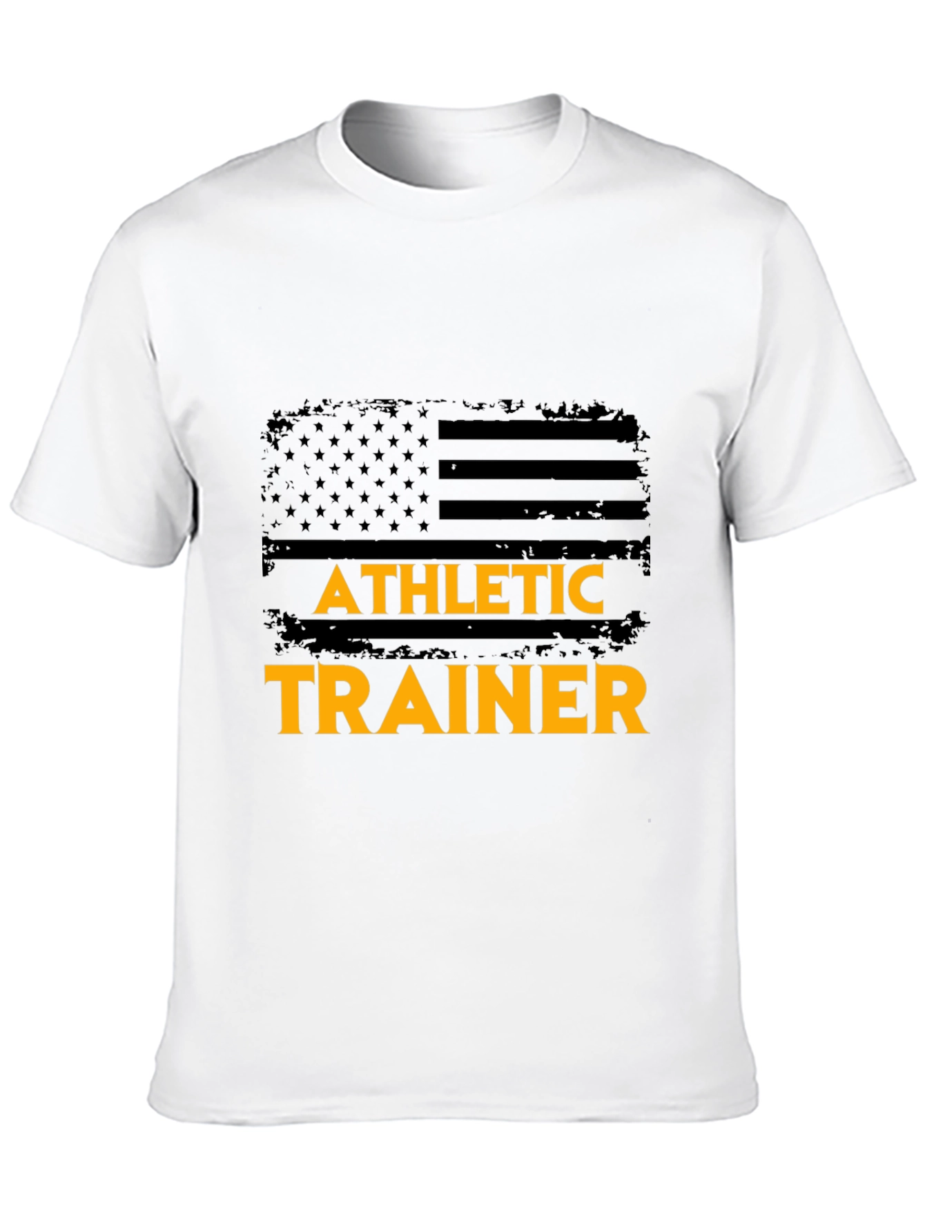 Athletic Trainer US Flag Graphic T-Shirt