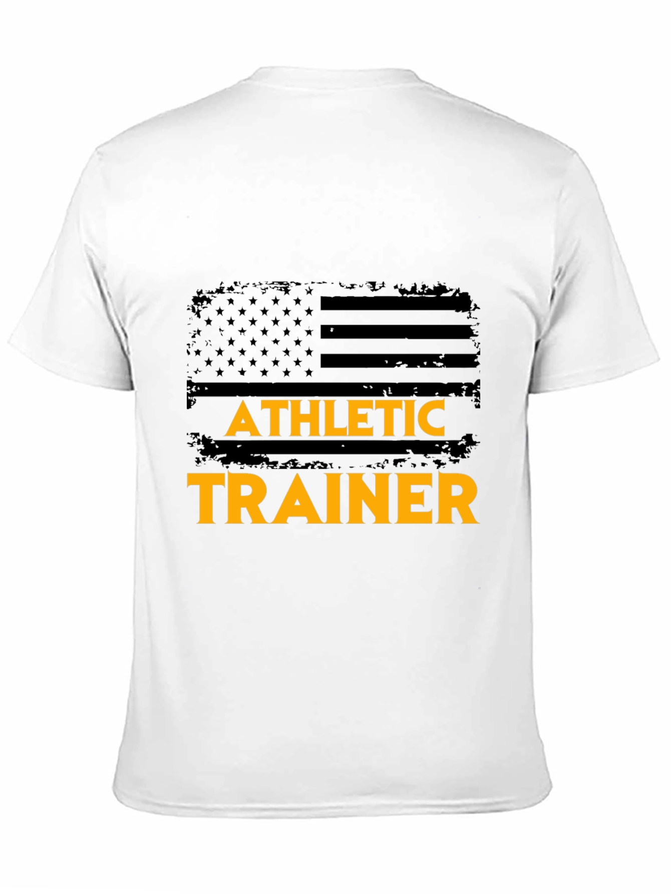 Athletic Trainer US Flag Graphic T-Shirt