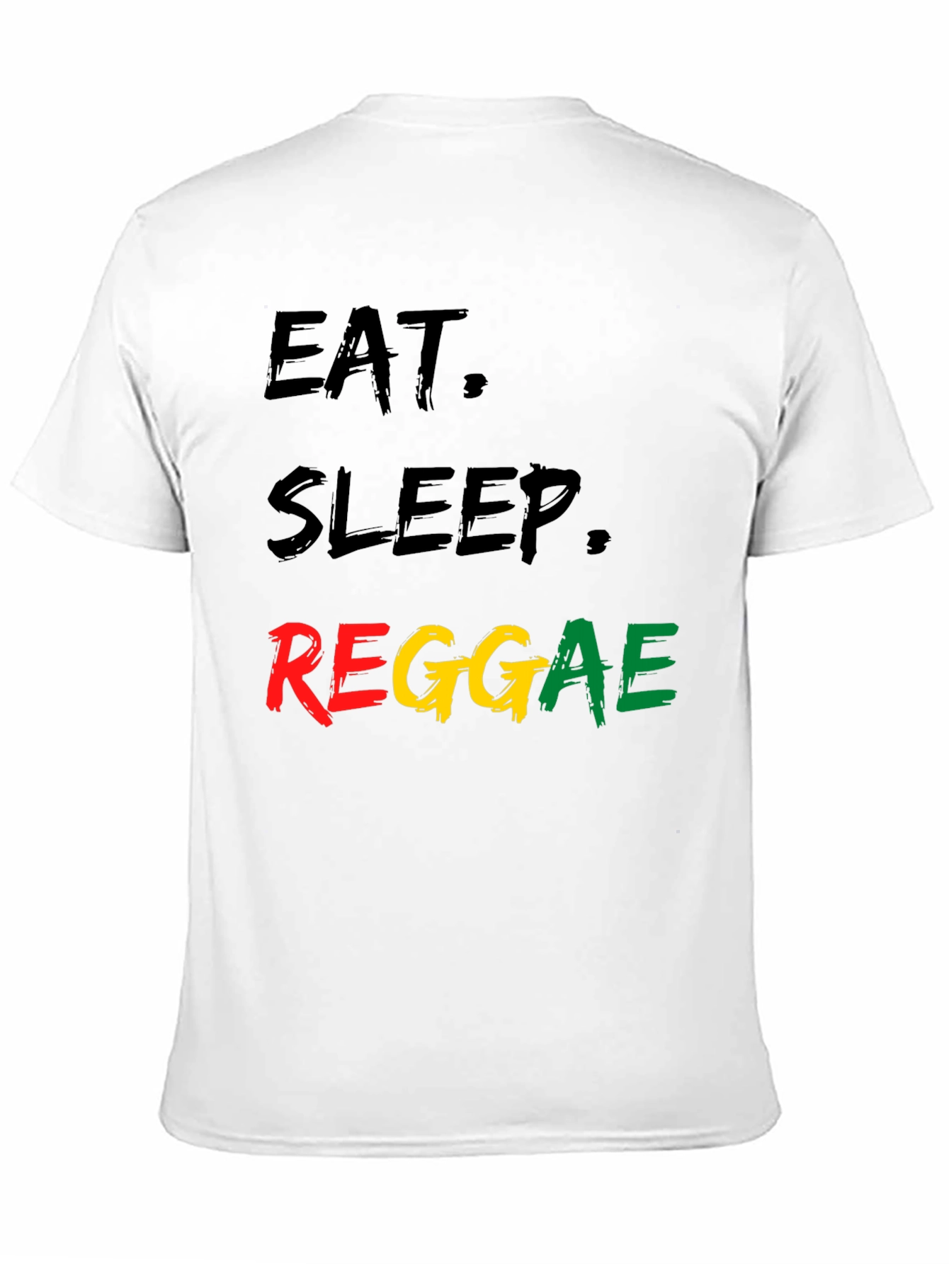 Eat Sleep Reggae Black T-Shirt
