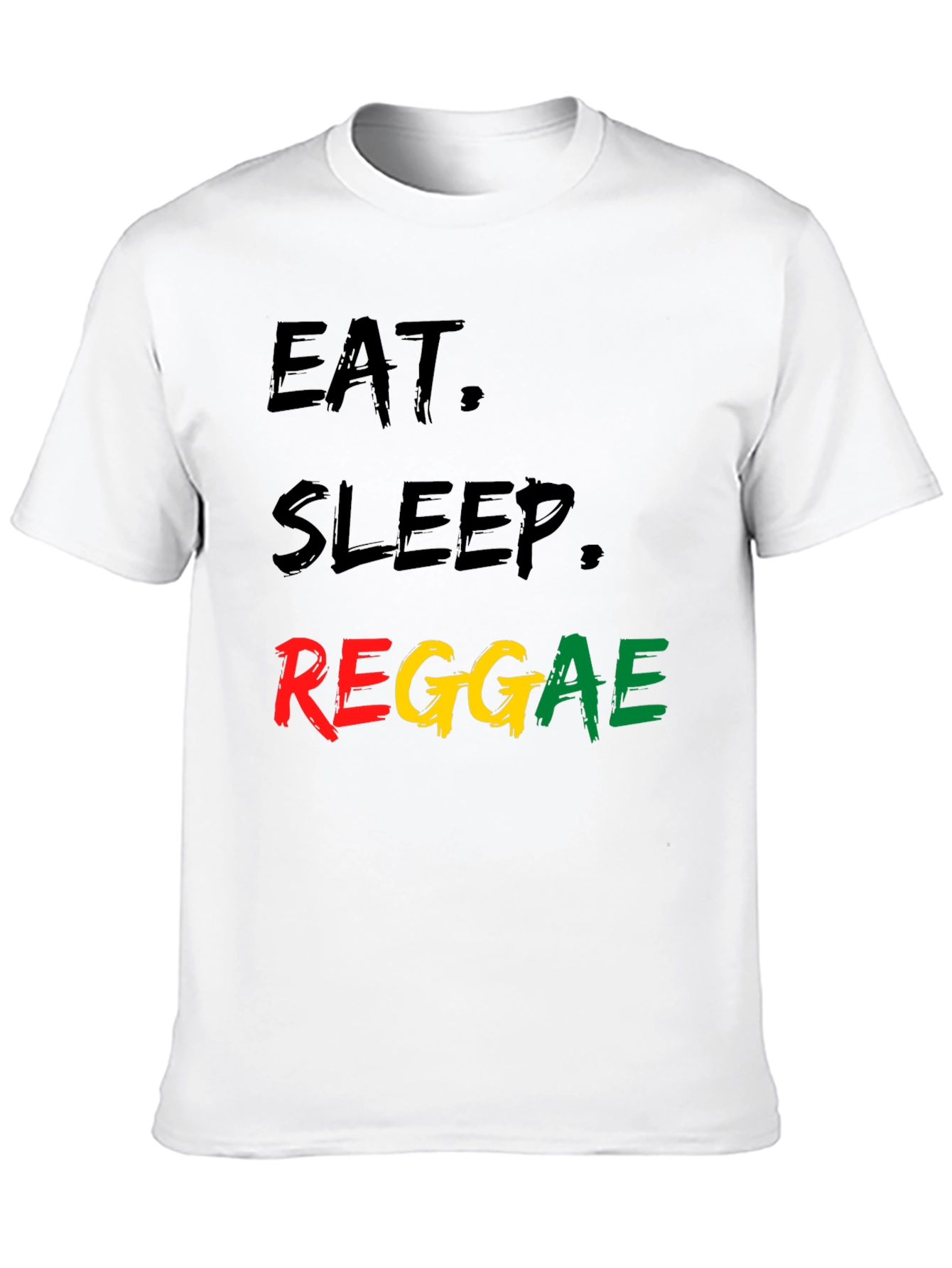 Eat Sleep Reggae Black T-Shirt