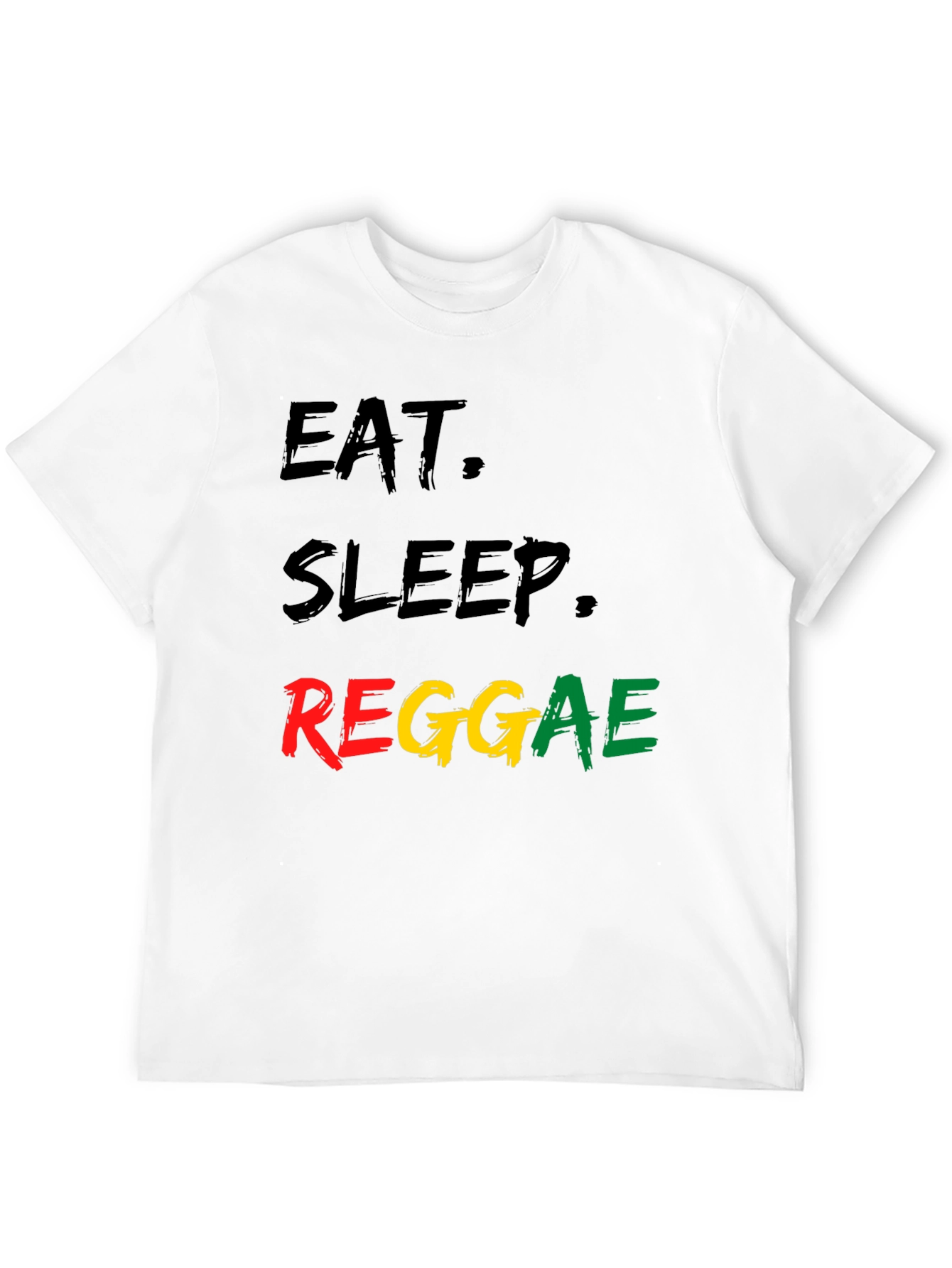 Eat Sleep Reggae Black T-Shirt