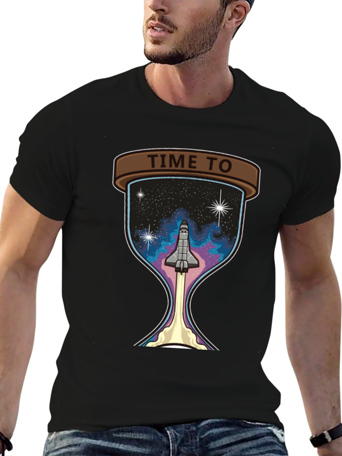 Time To Launch Space Shuttle Graphic Tee