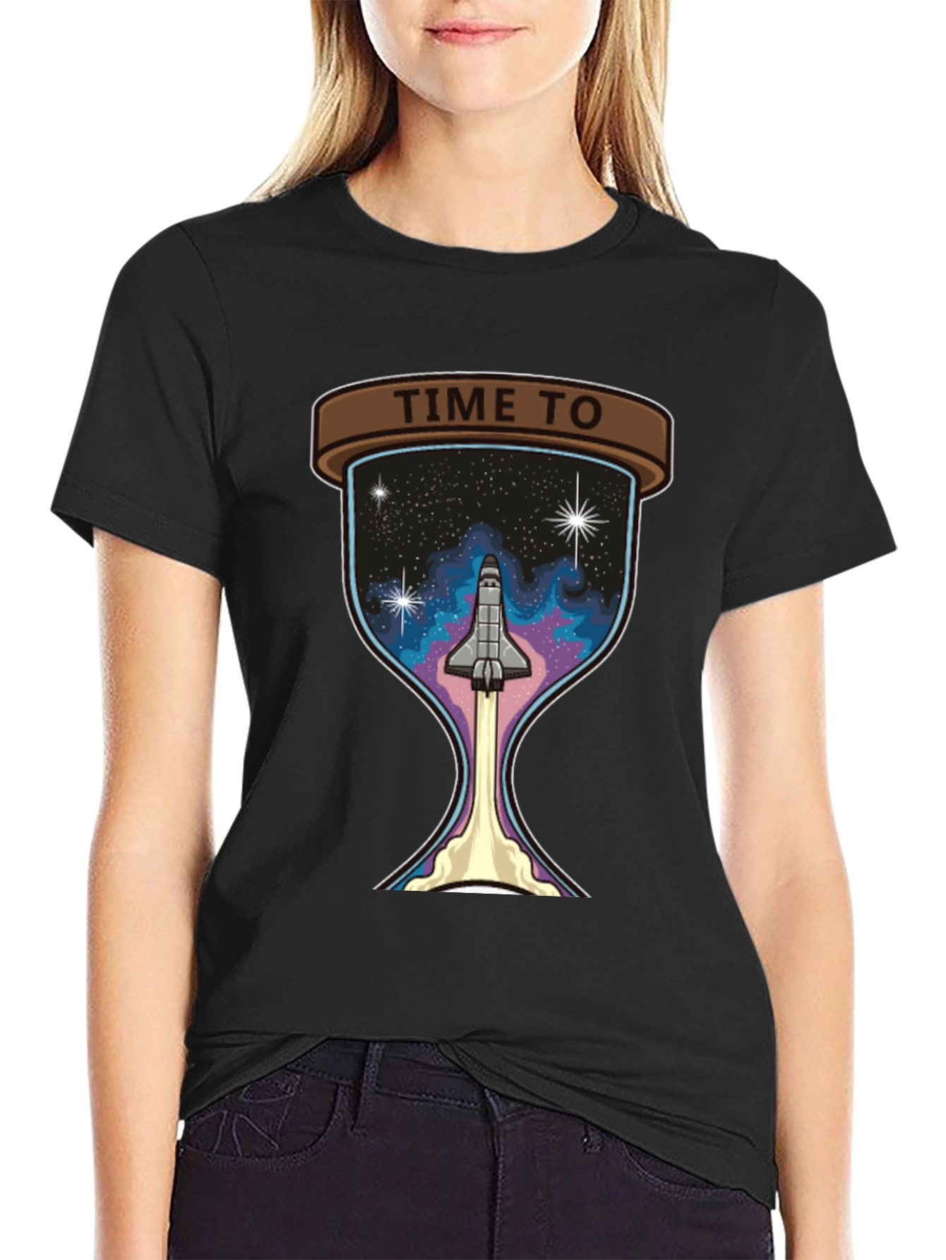 Time To Launch Space Shuttle Graphic Tee