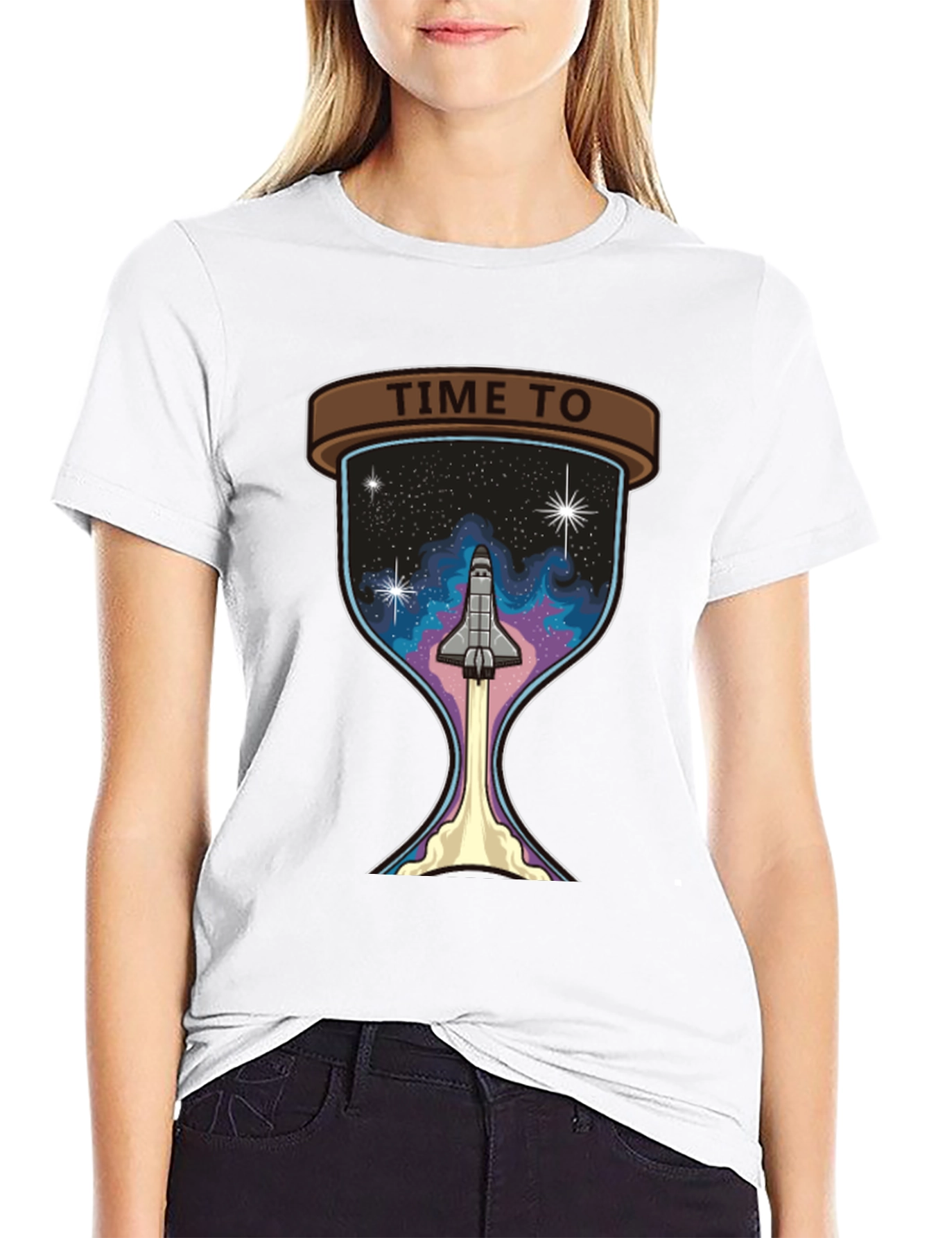 Time To Launch Space Shuttle Graphic Tee
