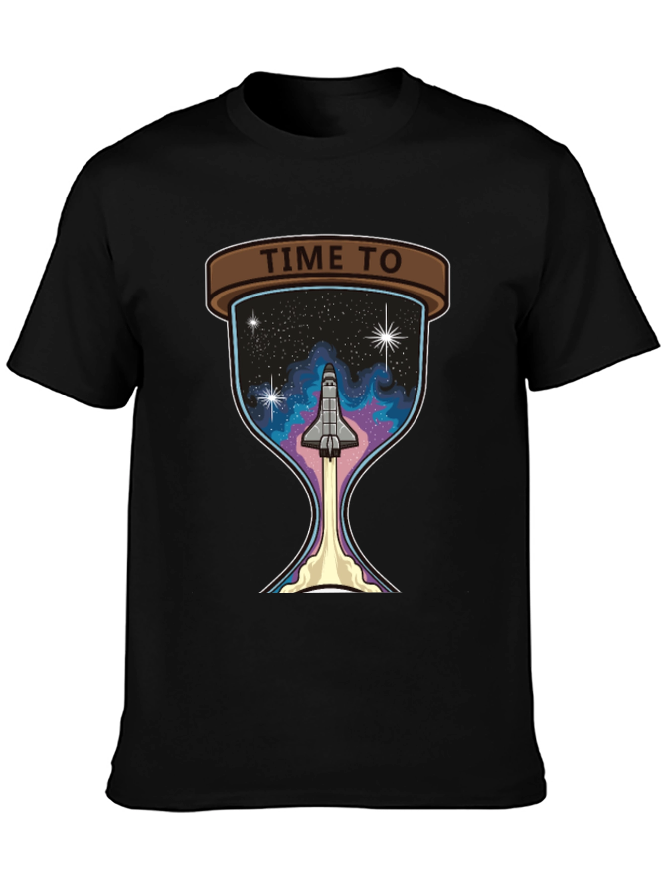 Time To Launch Space Shuttle Graphic Tee