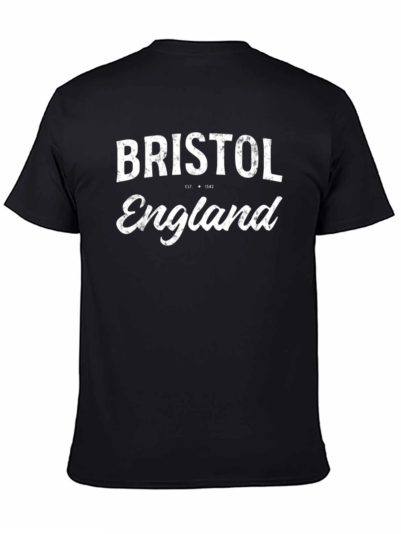 Bristol England Est. 1542 Black T-Shirt