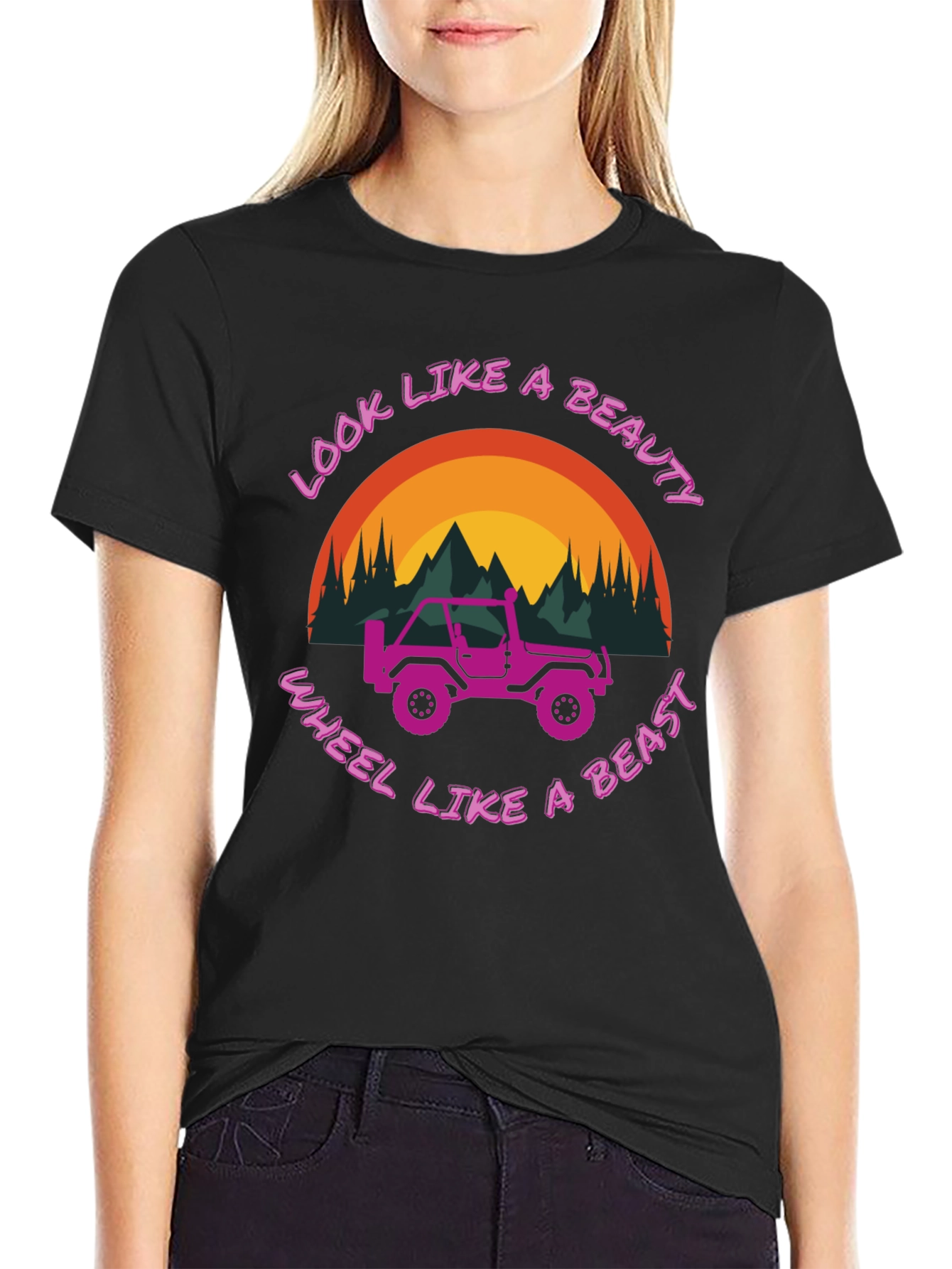 Look Like A Beauty Wheel Like A Beast T-Shirt
