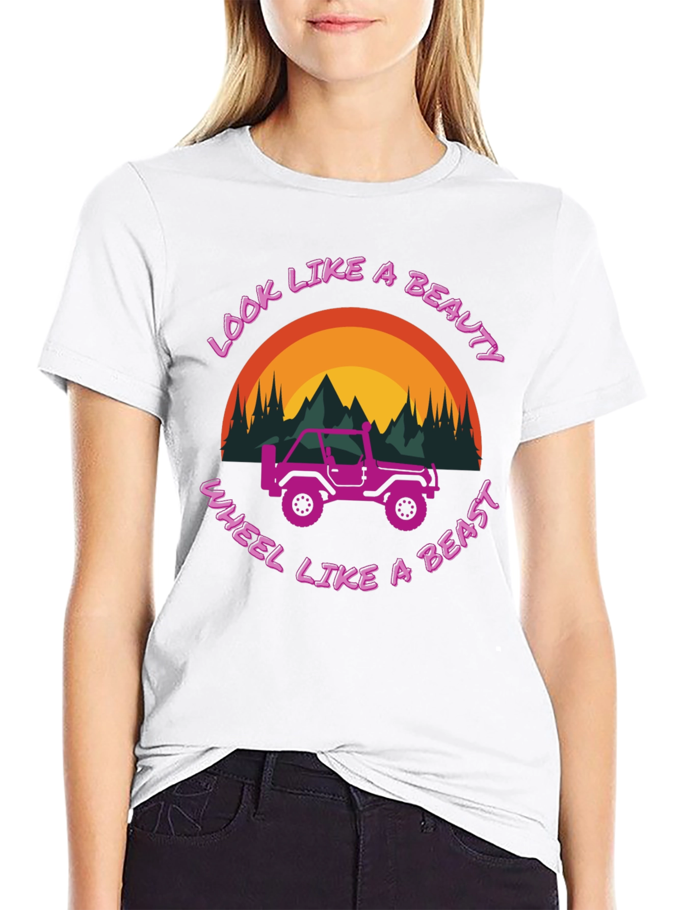 Look Like A Beauty Wheel Like A Beast T-Shirt