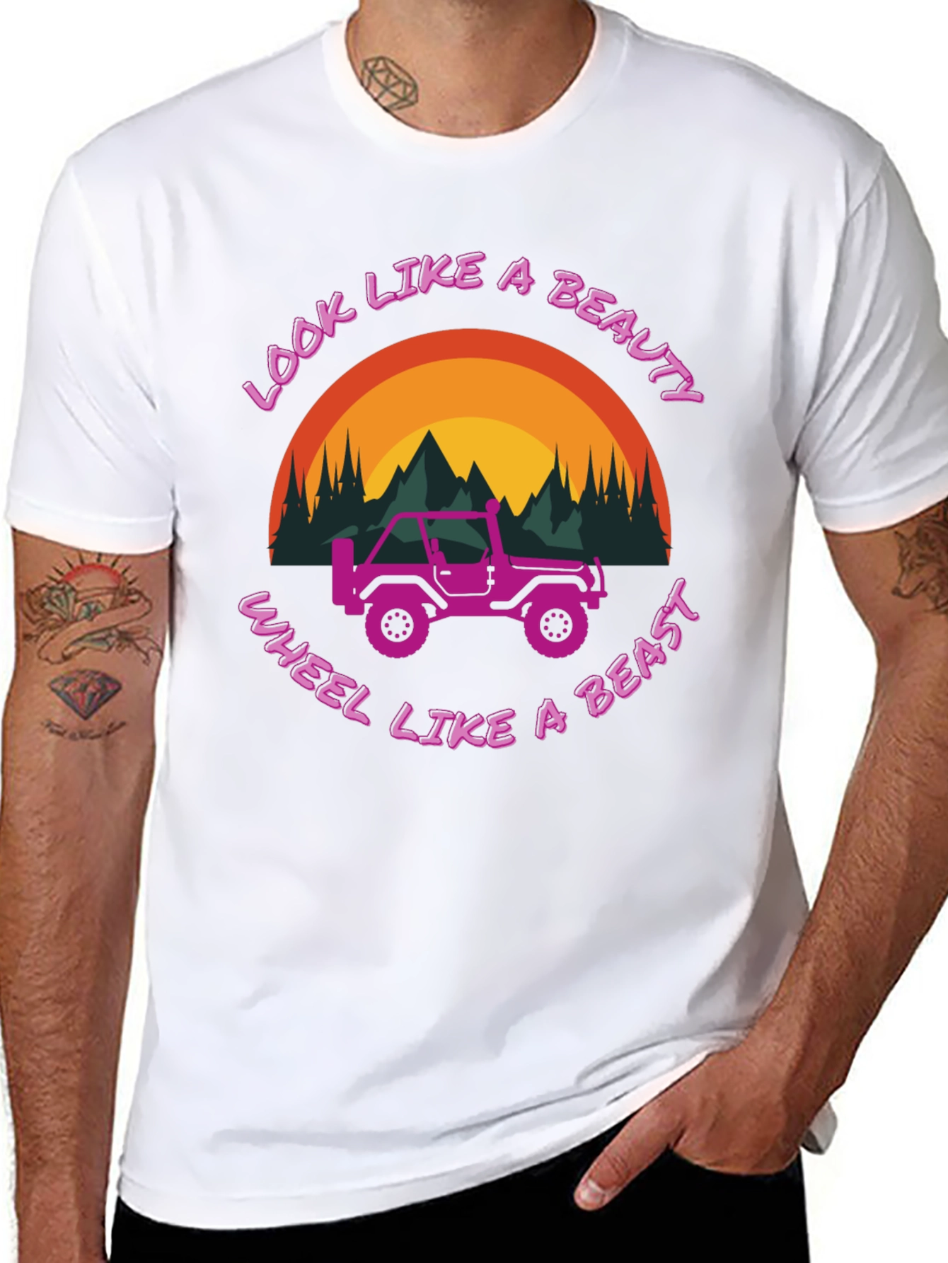Look Like A Beauty Wheel Like A Beast T-Shirt