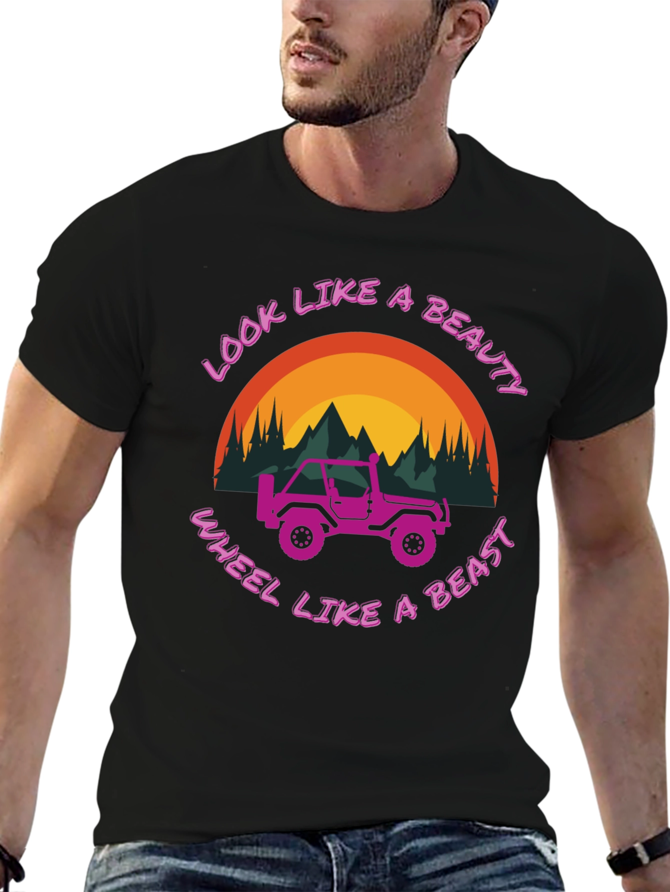 Look Like A Beauty Wheel Like A Beast T-Shirt