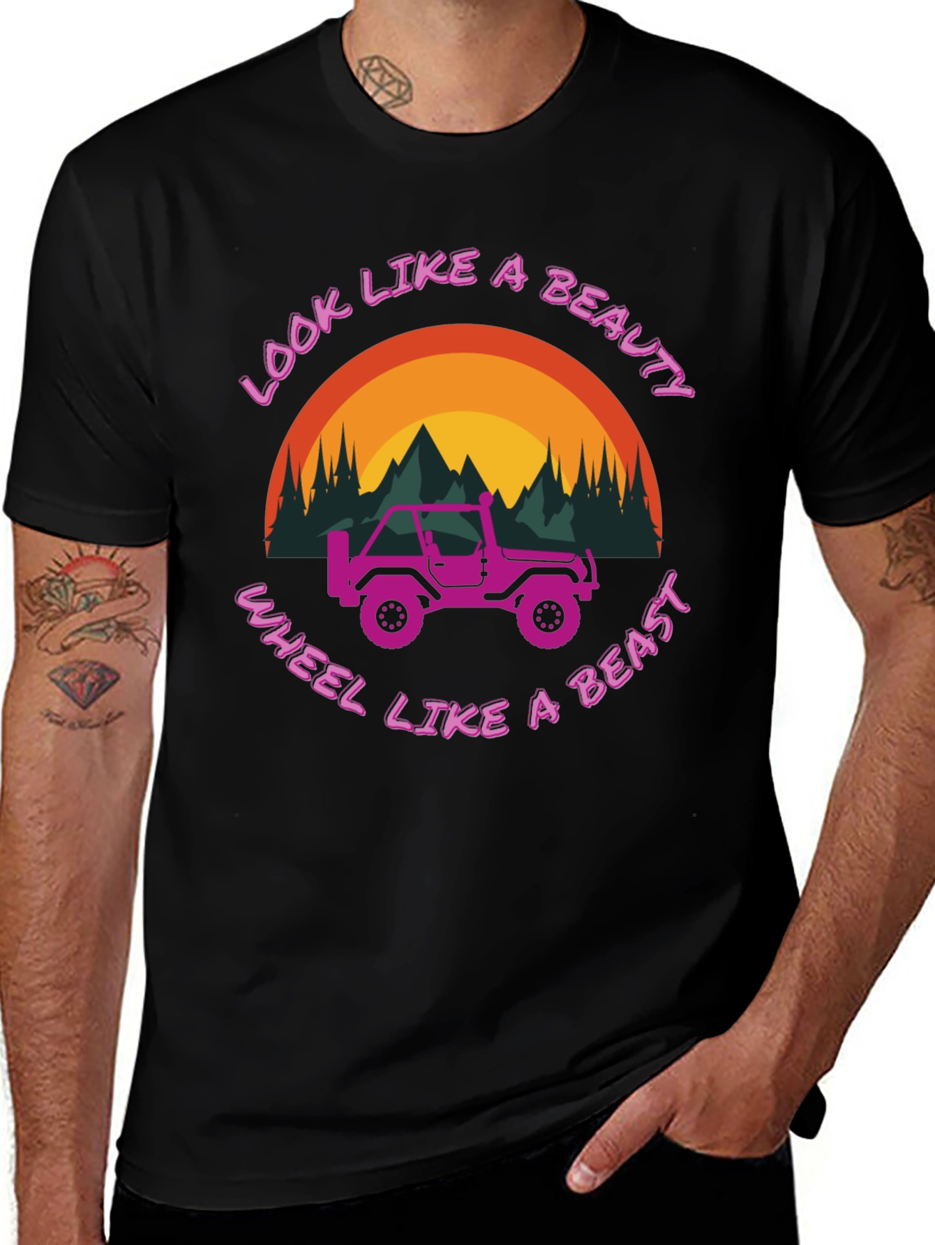 Look Like A Beauty Wheel Like A Beast T-Shirt