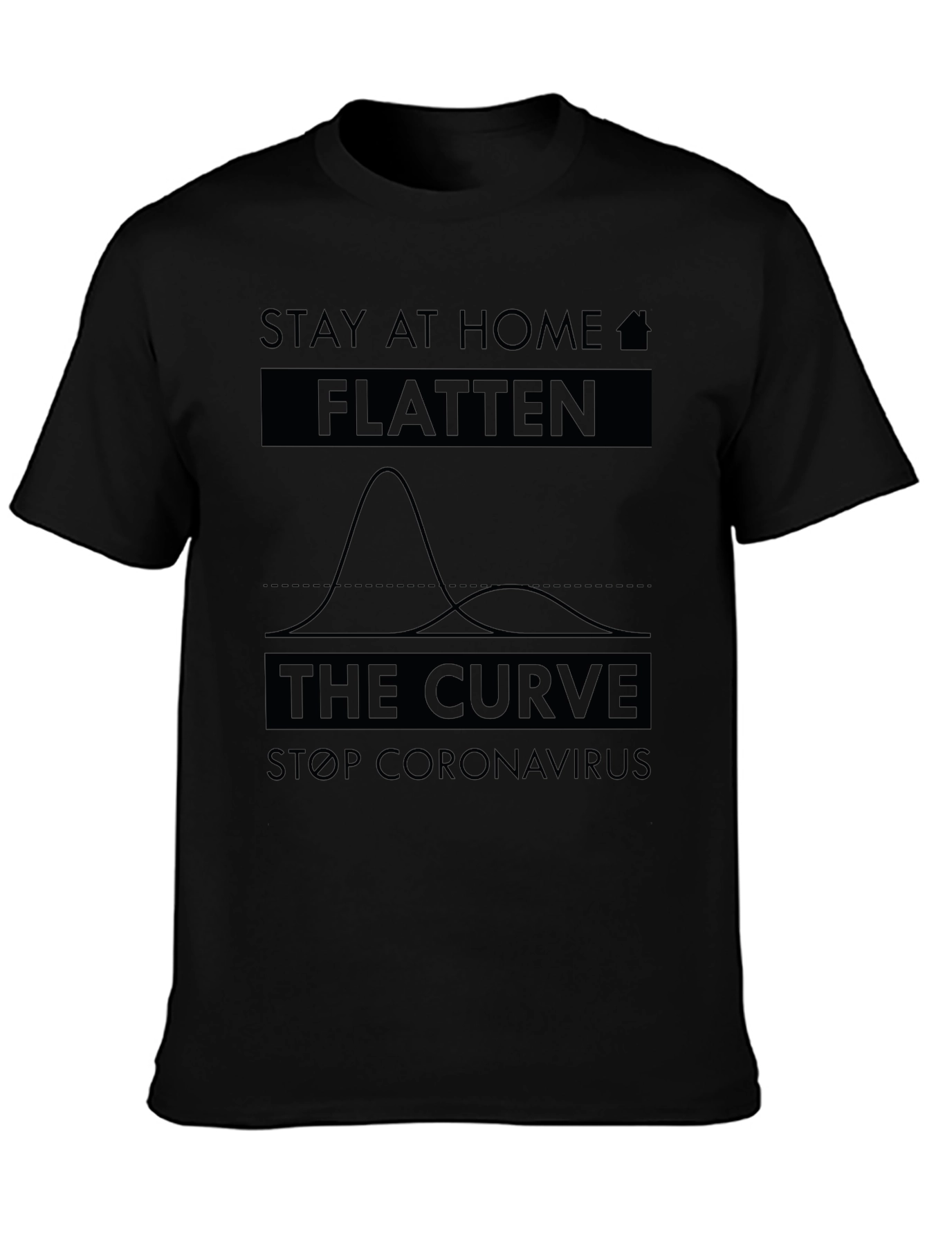 Stay Home Flatten the Curve T-Shirt