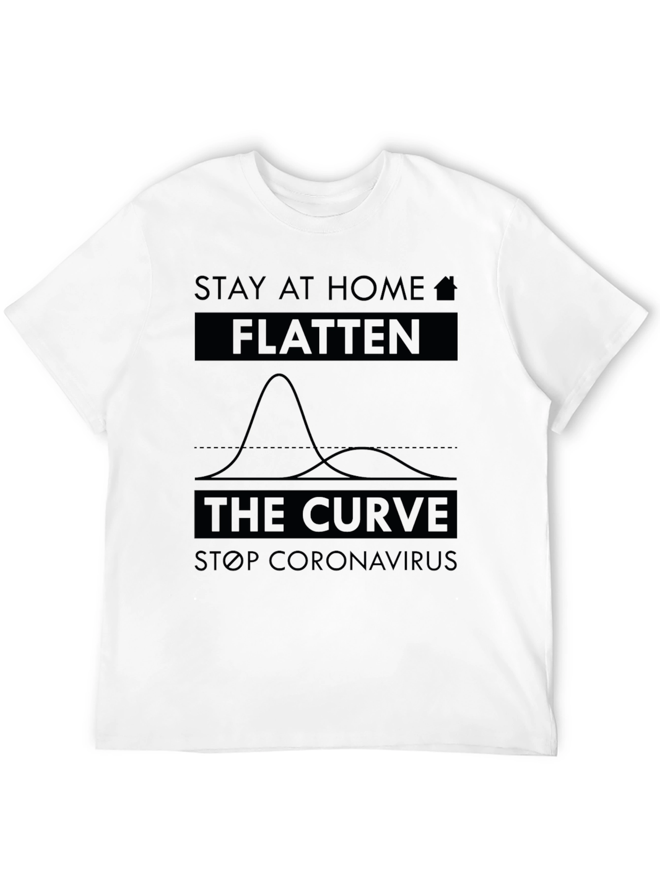 Stay Home Flatten the Curve T-Shirt