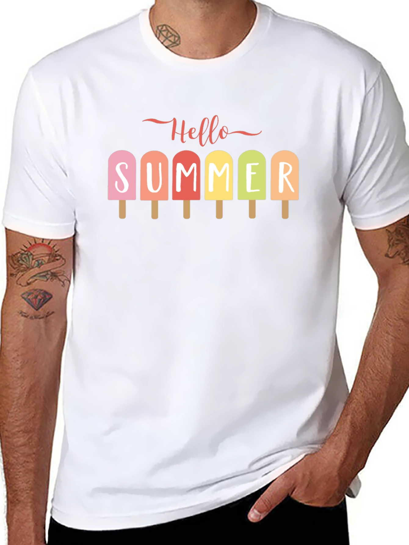 Hello Summer Popsicle Graphic Tee