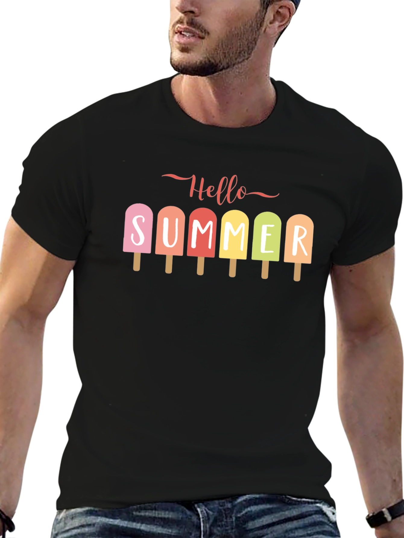 Hello Summer Popsicle Graphic Tee