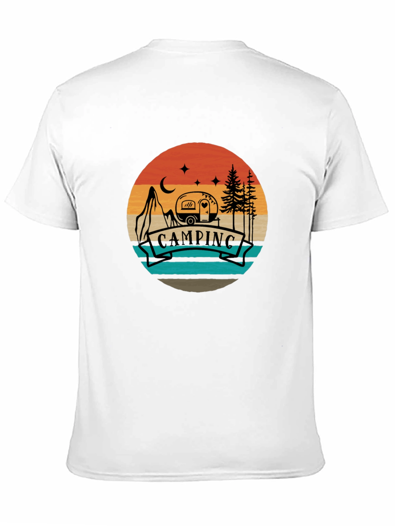 Camping Adventure Tee - Retro Graphic T-Shirt