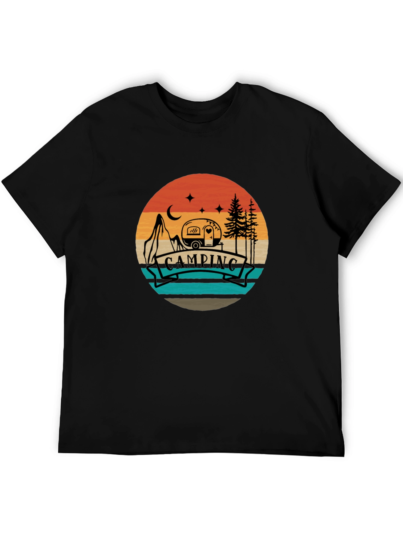 Camping Adventure Tee - Retro Graphic T-Shirt