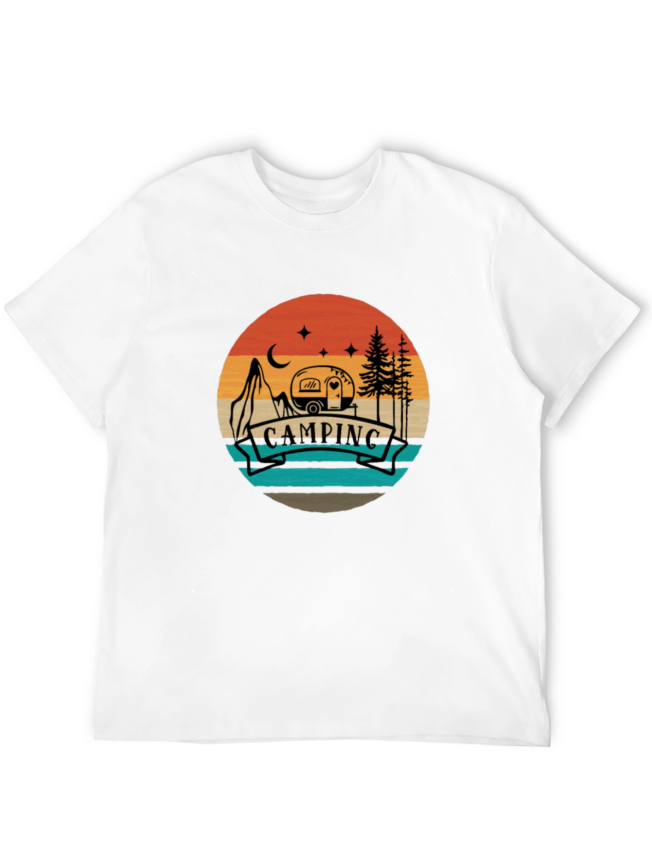 Camping Adventure Tee - Retro Graphic T-Shirt
