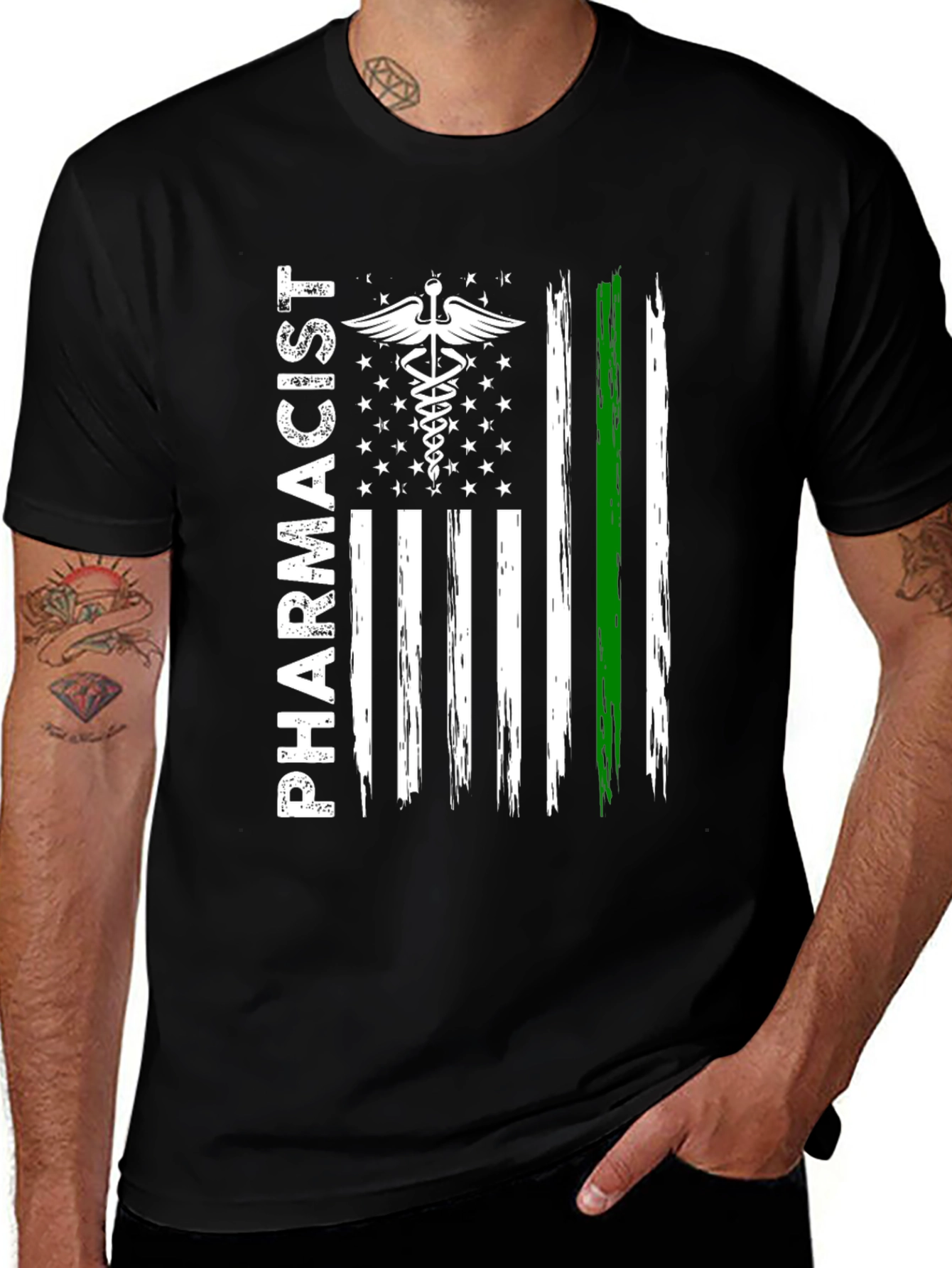 Pharmacist American Flag Tee
