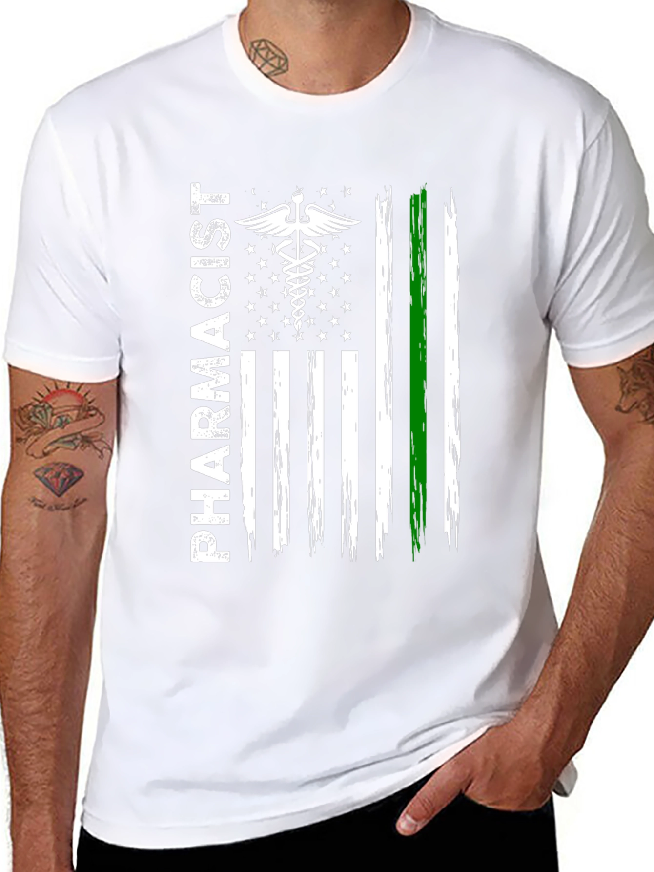 Pharmacist American Flag Tee