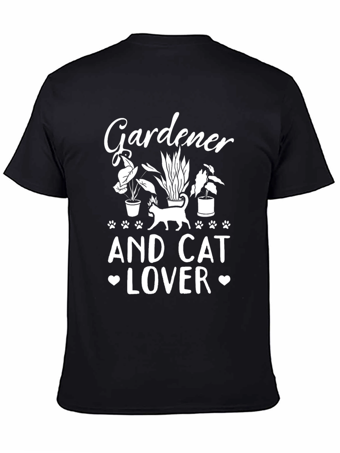 Gardener and Cat Lover T-Shirt