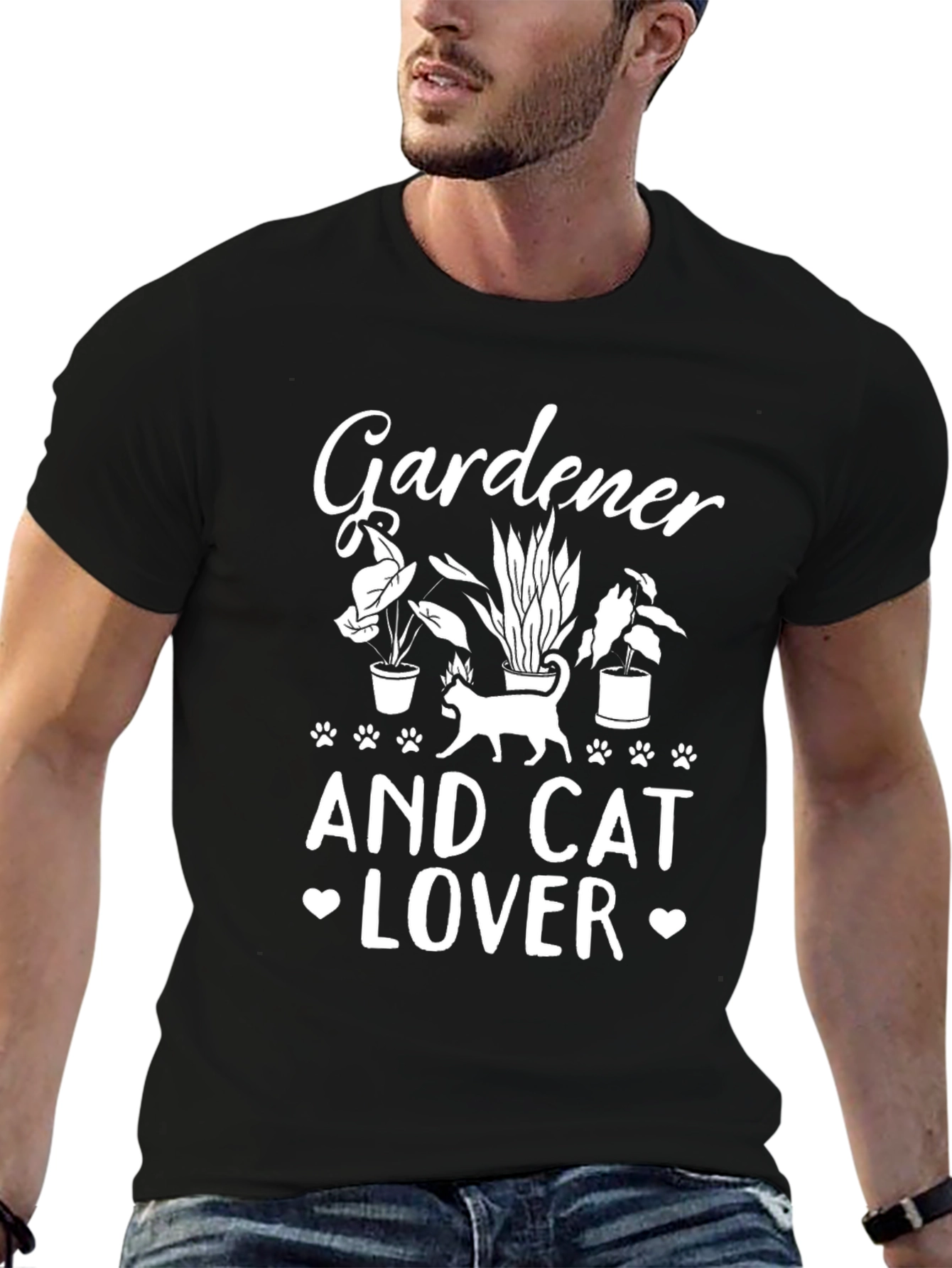 Gardener and Cat Lover T-Shirt