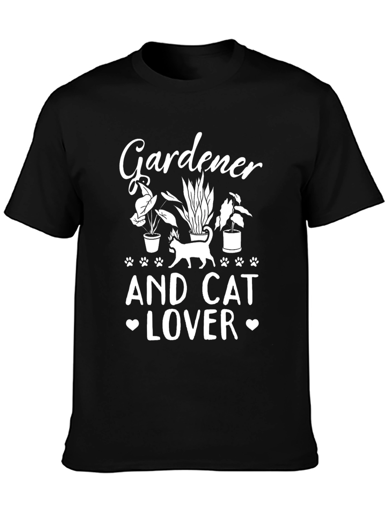Gardener and Cat Lover T-Shirt