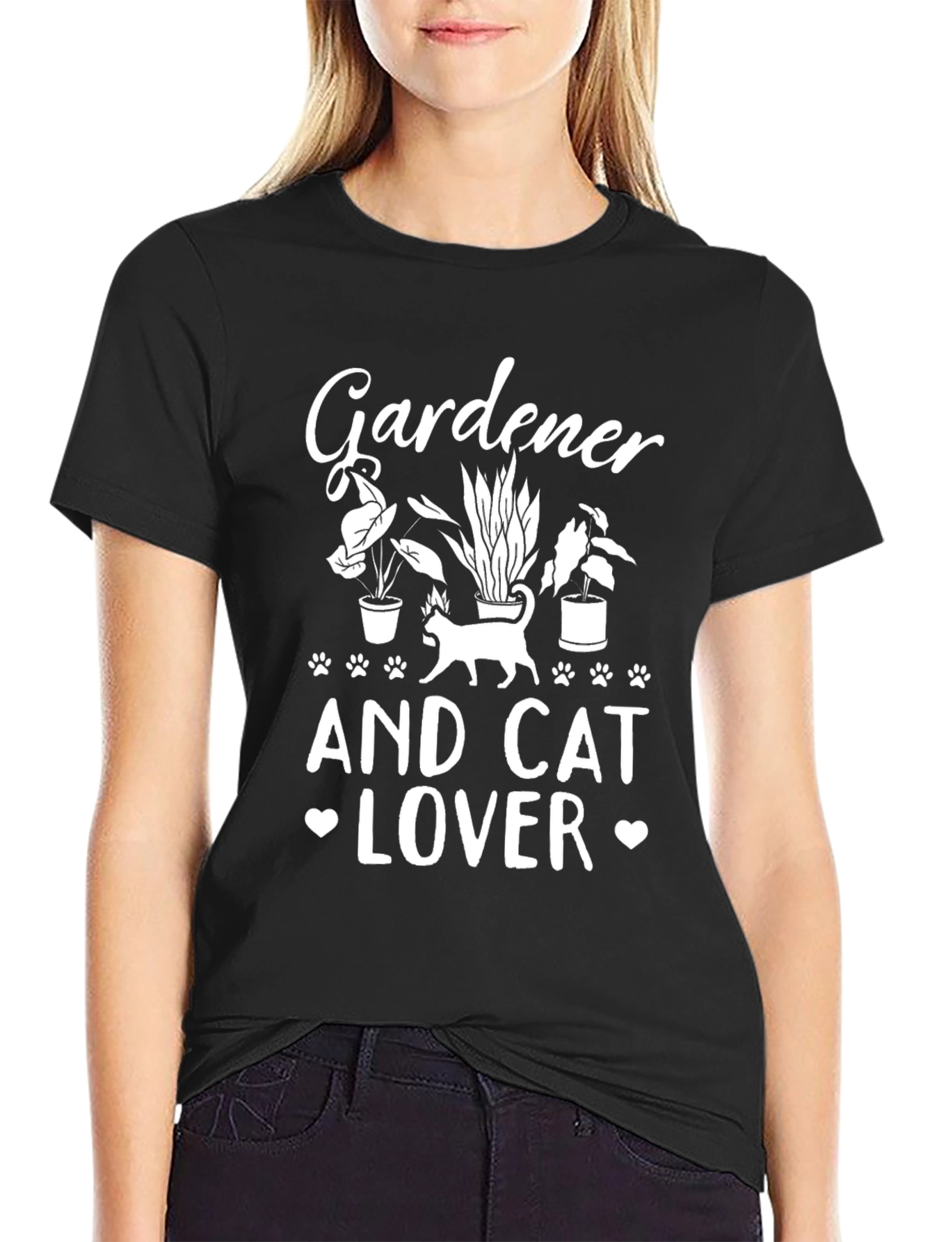 Gardener and Cat Lover T-Shirt