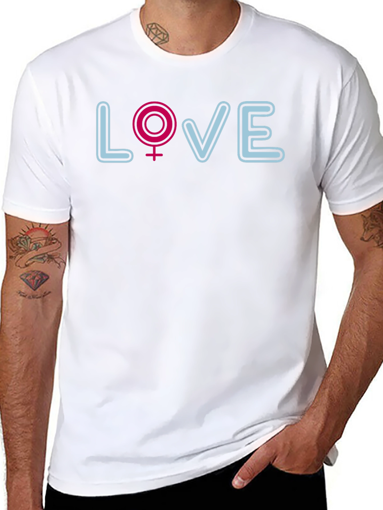 Love Venus Symbol Graphic T-Shirt