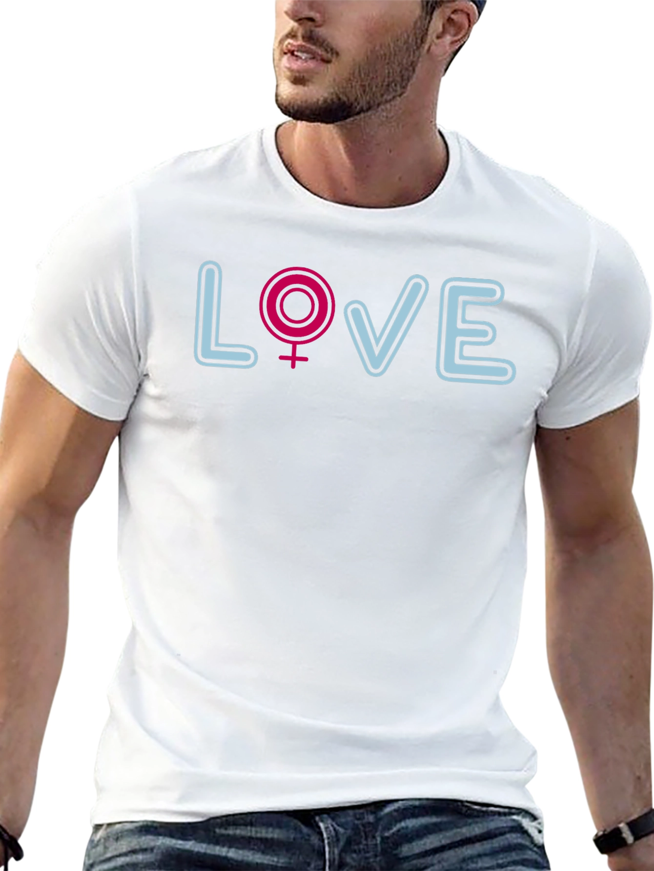 Love Venus Symbol Graphic T-Shirt
